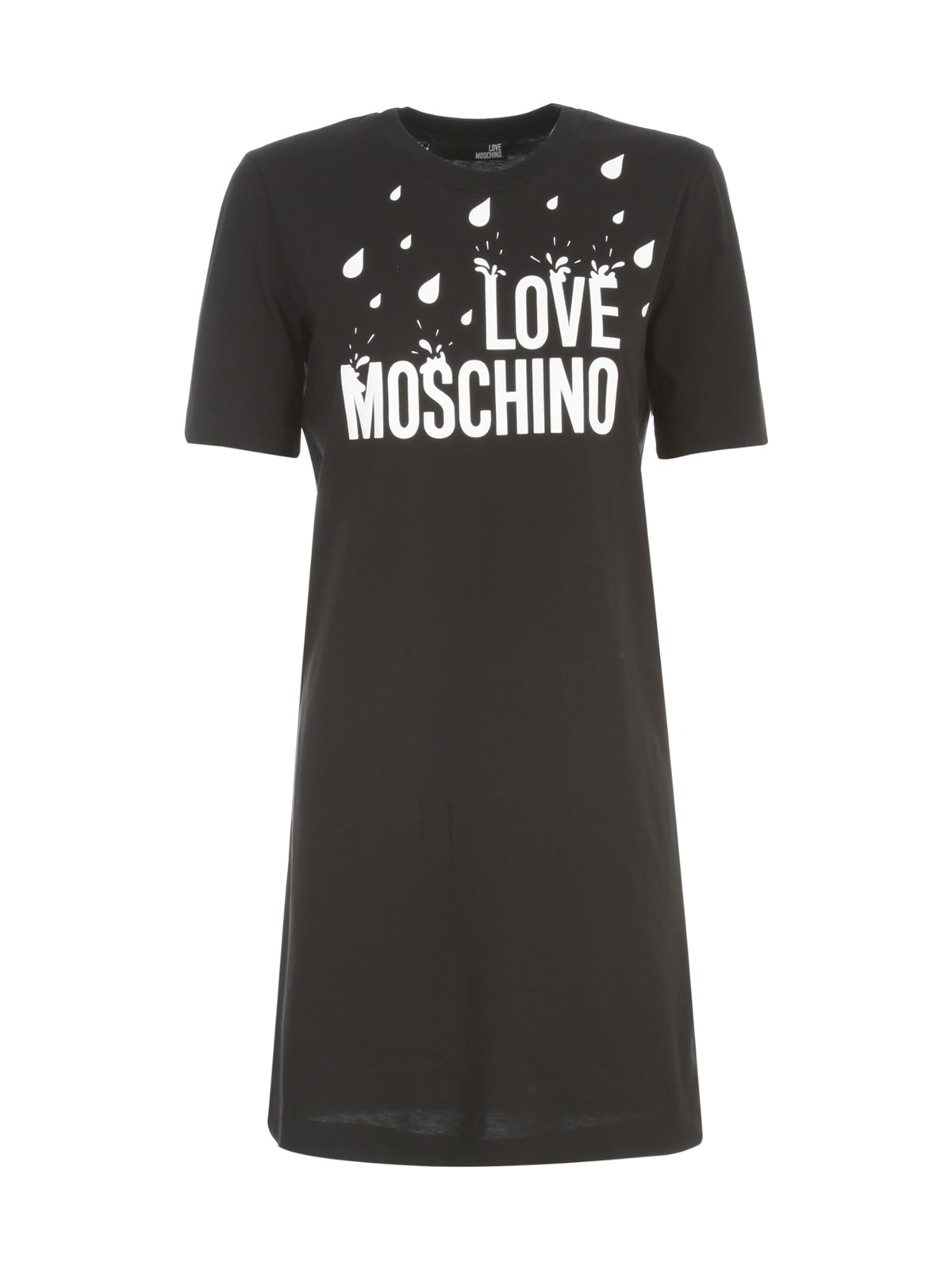 Love Moschino S/s Dress W/splash Print