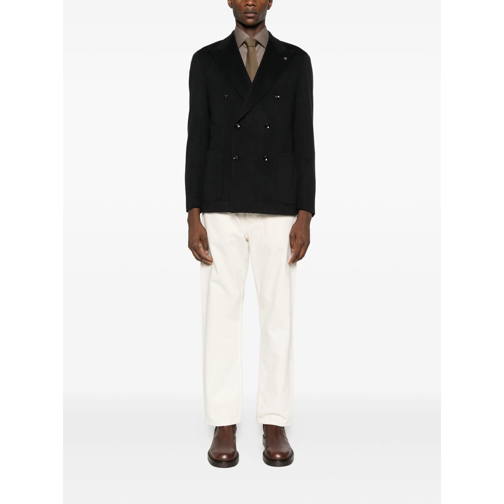 Tagliatore Long-sleeved Suit Jacket In Multi