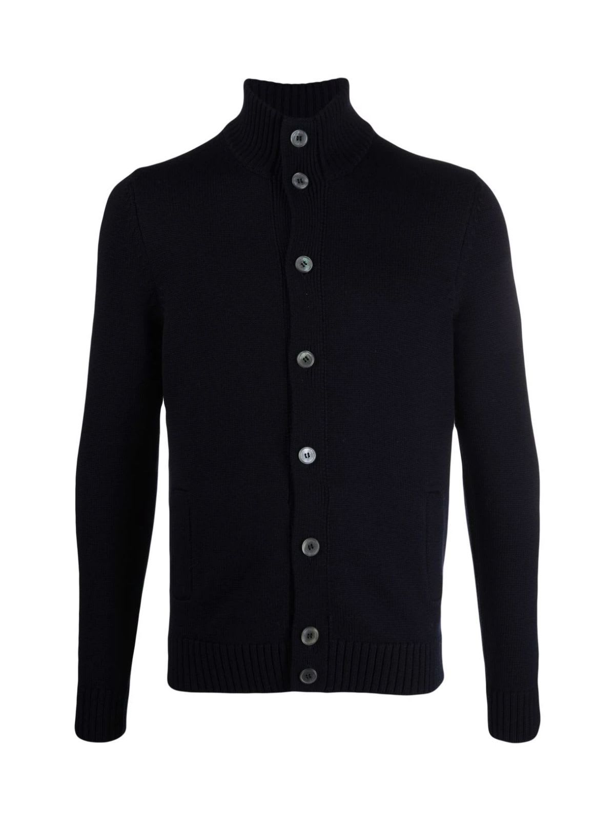 Barba Napoli Knitwear W/buttons And Pockets