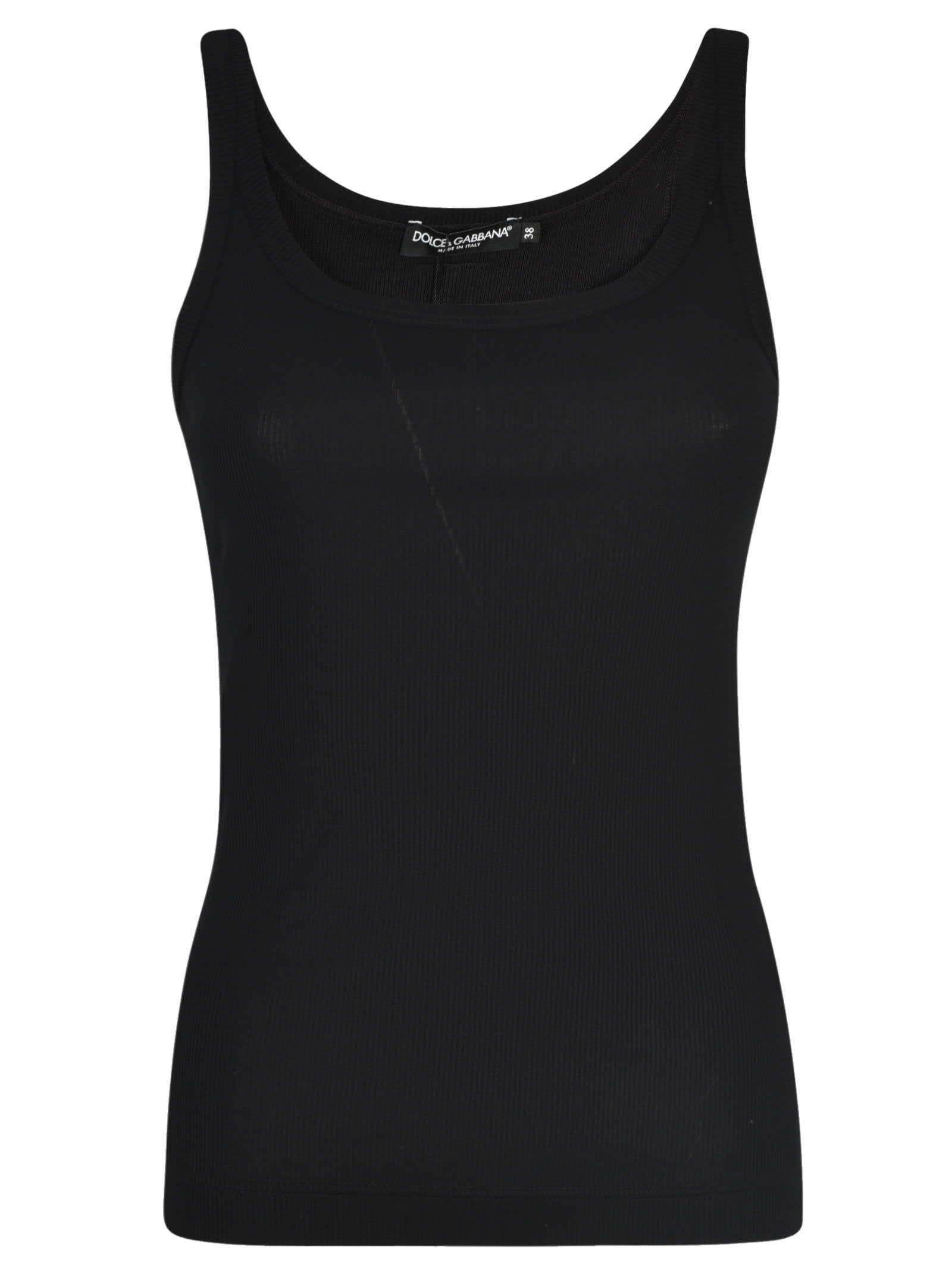 DOLCE & GABBANA CLASSIC FITTED TANK TOP