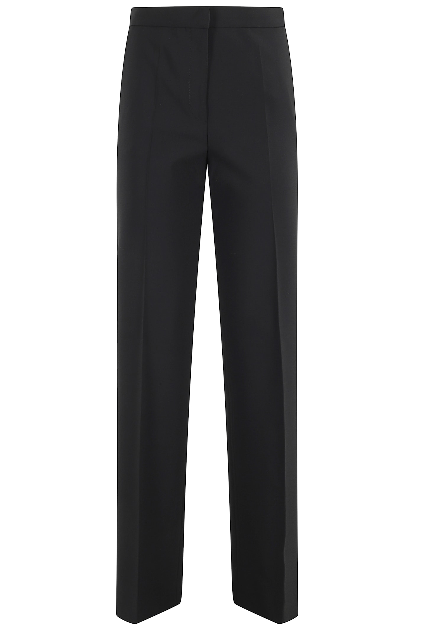 Antonelli Pressed-crease Trousers In Black
