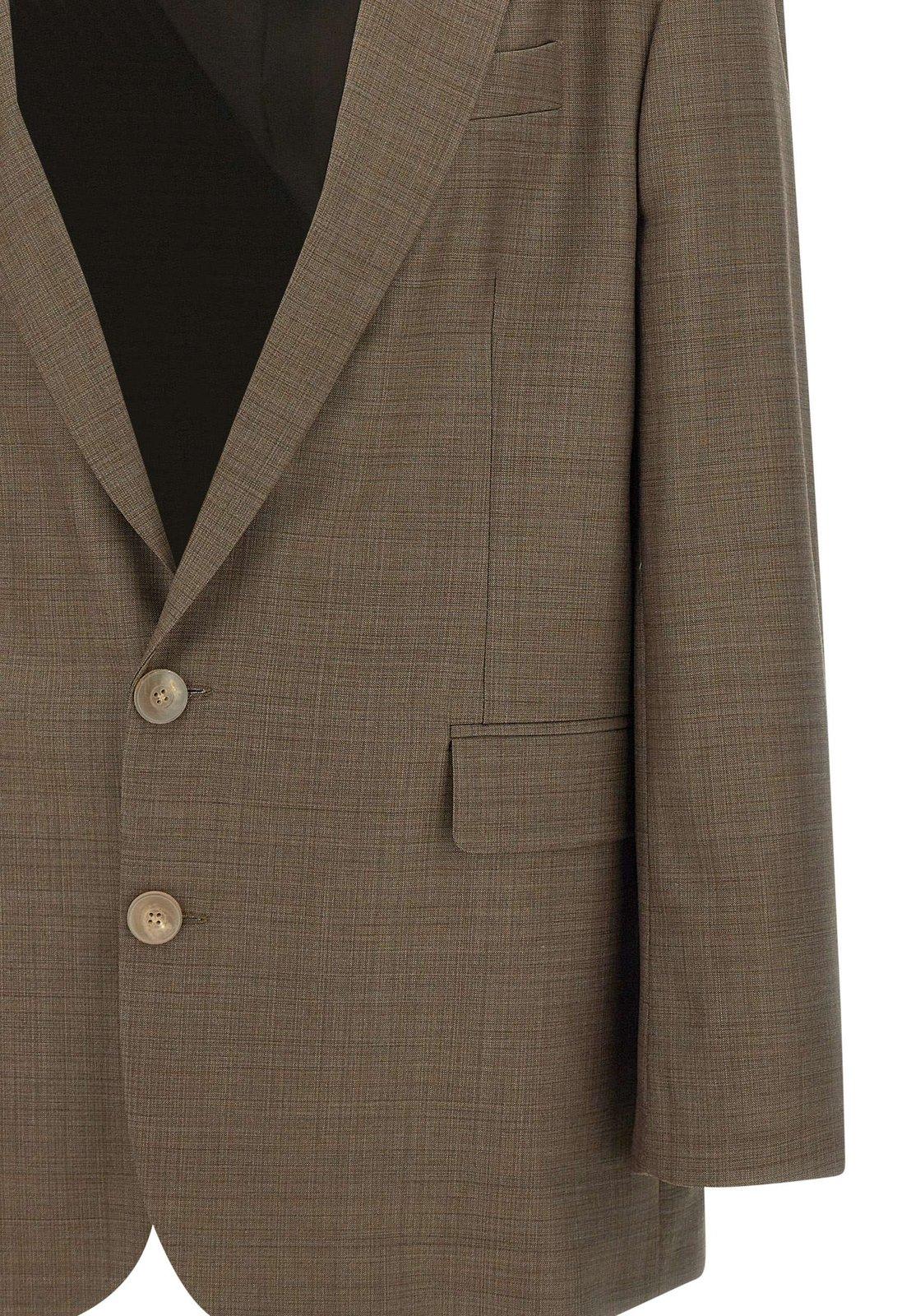 Emporio Armani Super 130's Wool Tobacco Blazer