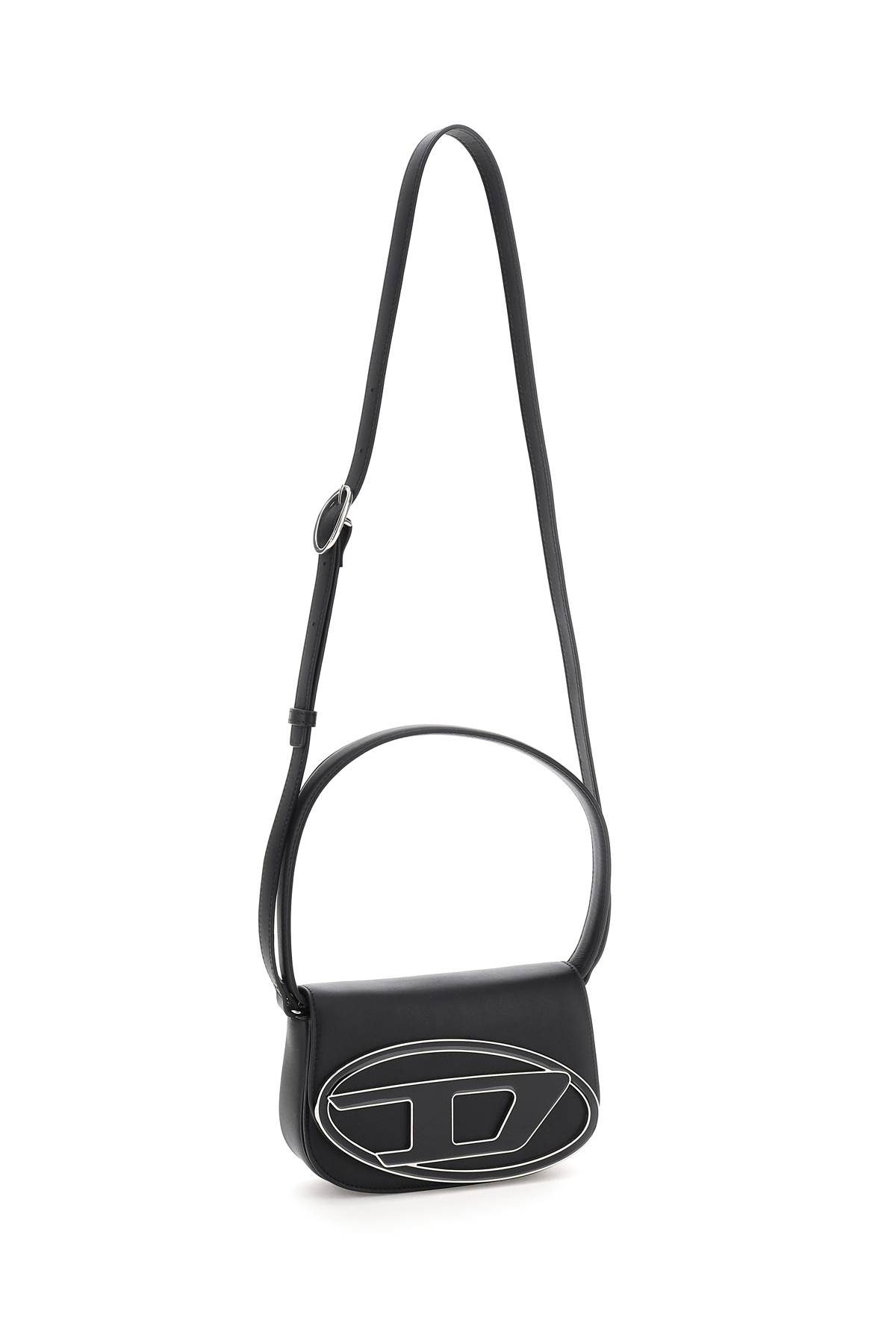 Shop Diesel Logo Embossed Shoulder Bag