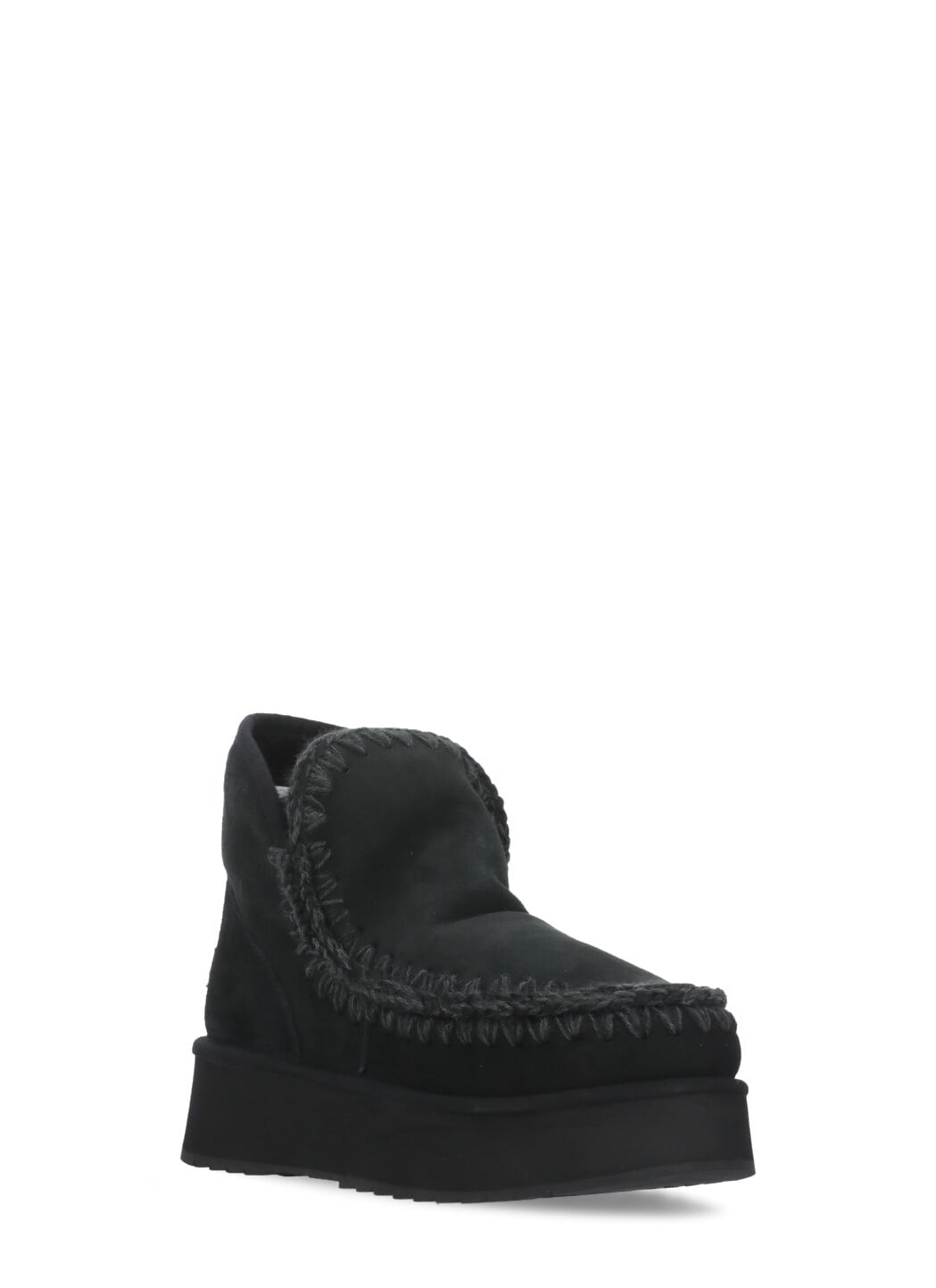 Shop Mou Mini Eskimo Platform Boots In Black