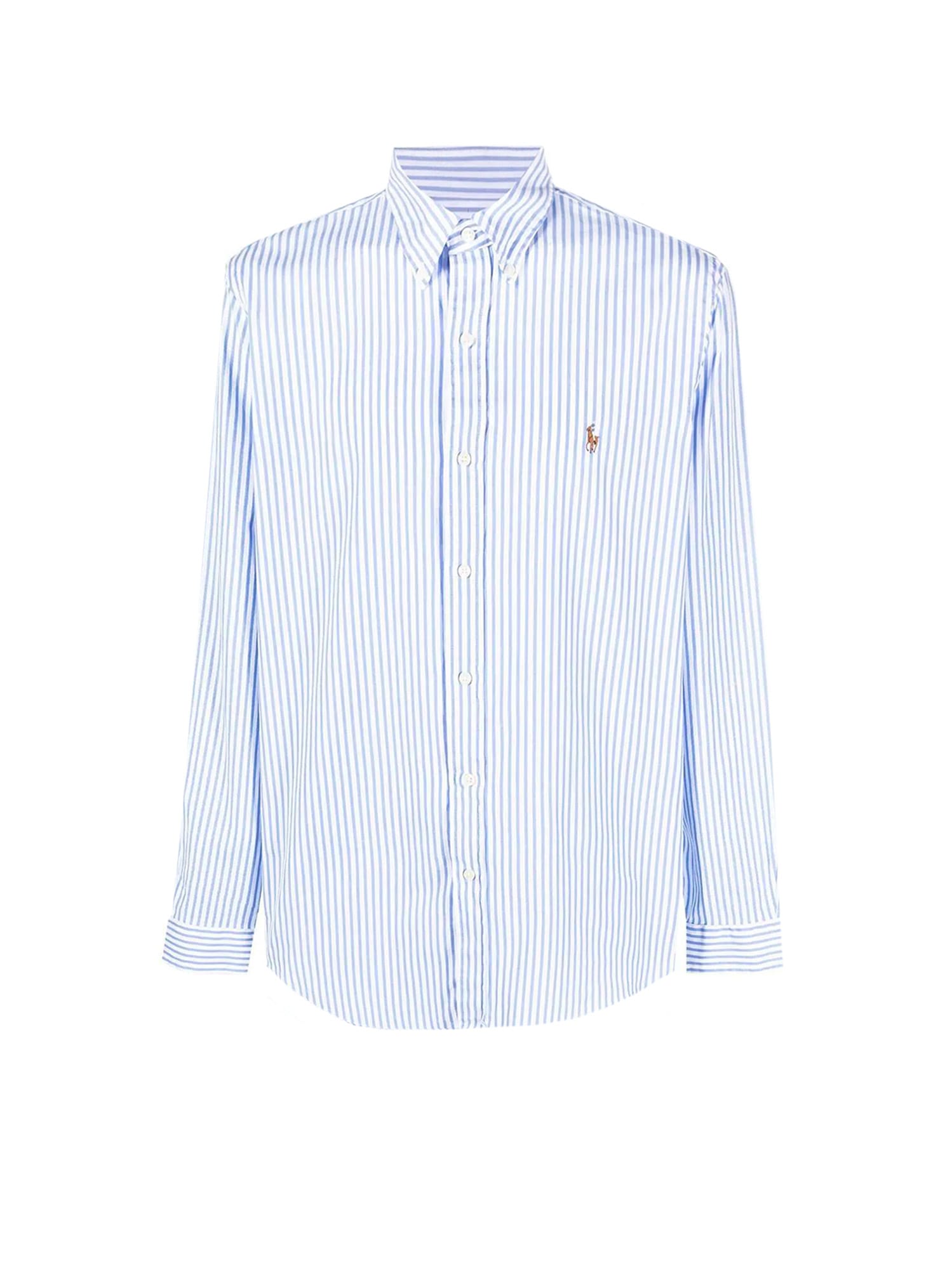 Stretch Oxford Long Sleeve Sport Shirt