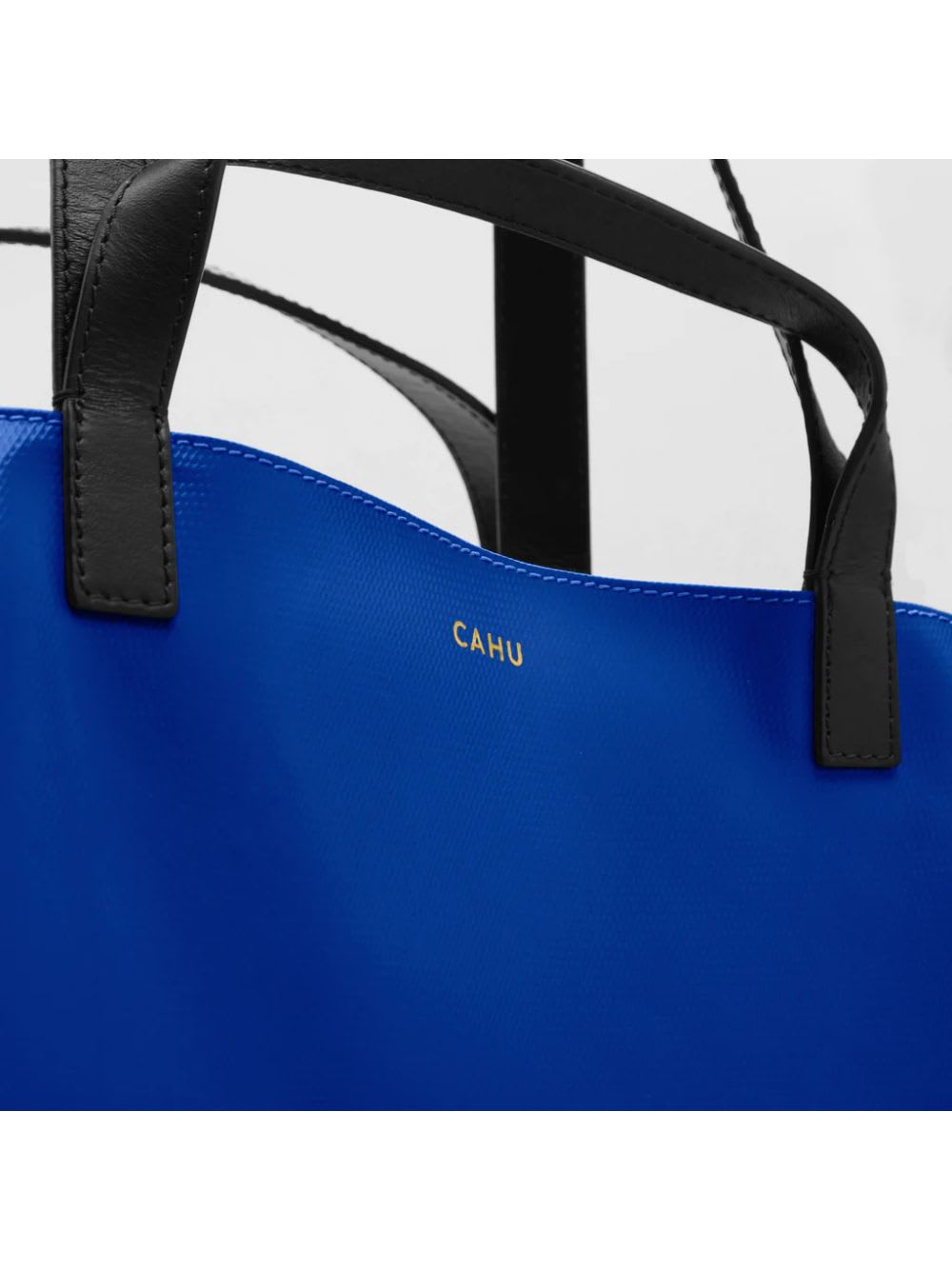 Shop Cahu Medium Permanente Collection Le Pratique Tote Bag In Dark Blue Black