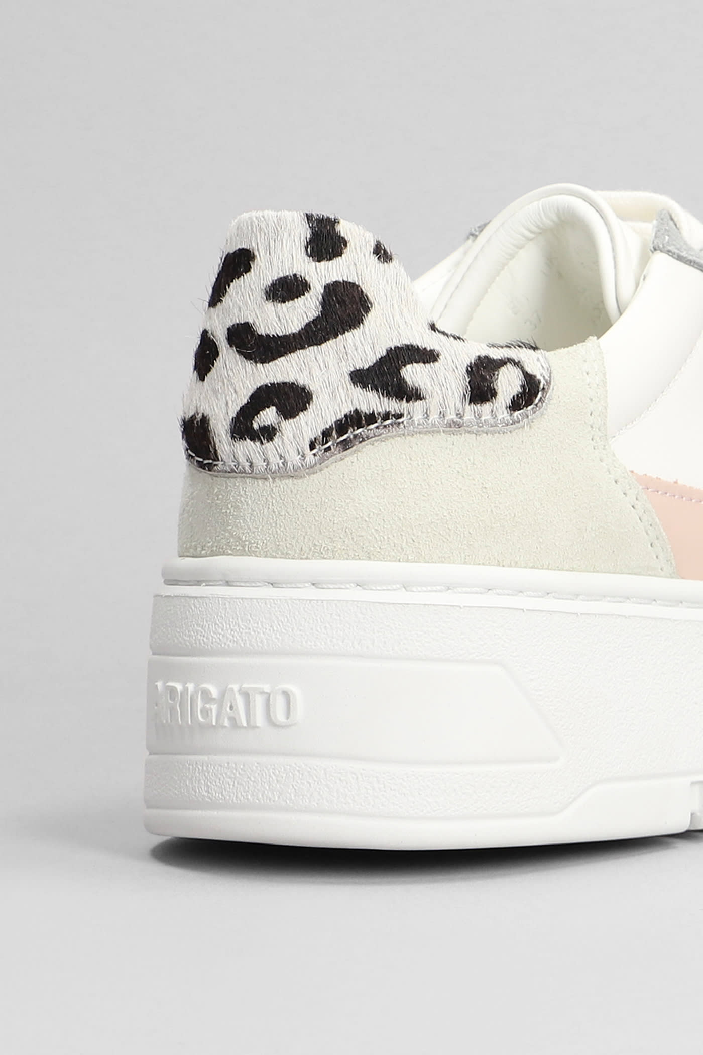 Shop Axel Arigato Orbit Sneakers In White Suede And Leather