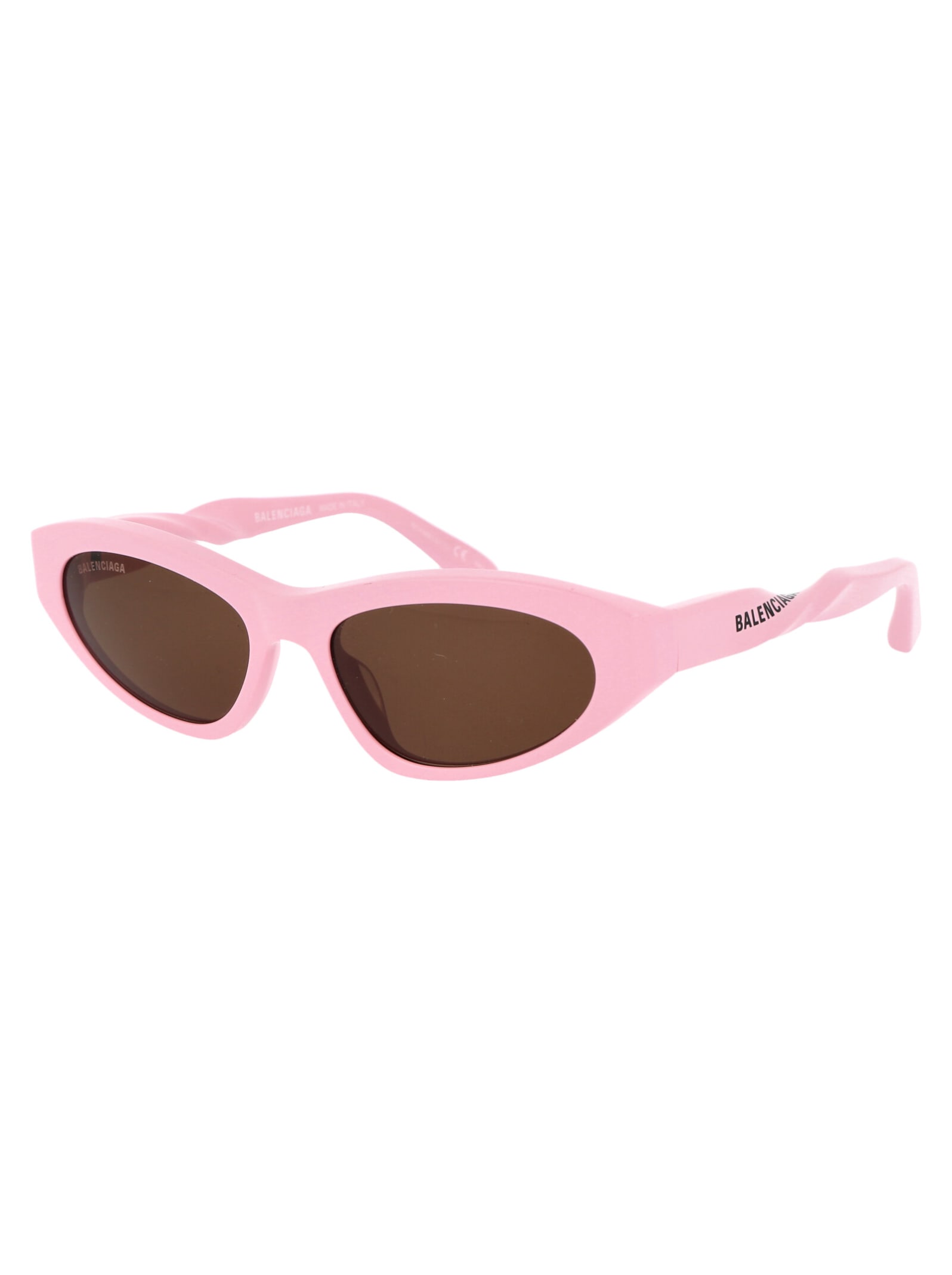 Shop Balenciaga Bb0207s Sunglasses In 004 Pink Pink Brown