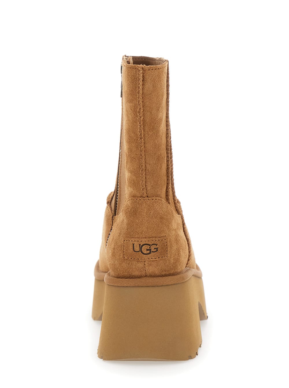 Shop Ugg Classic Twin Seam New Heights In Beige