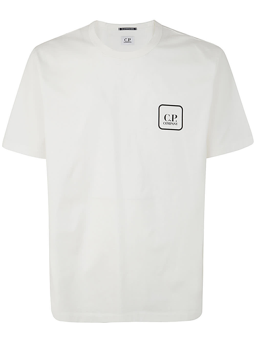 Shop C.p. Company Metropolis Series Mercerized Jersey Logo Graphic T-shirt In White