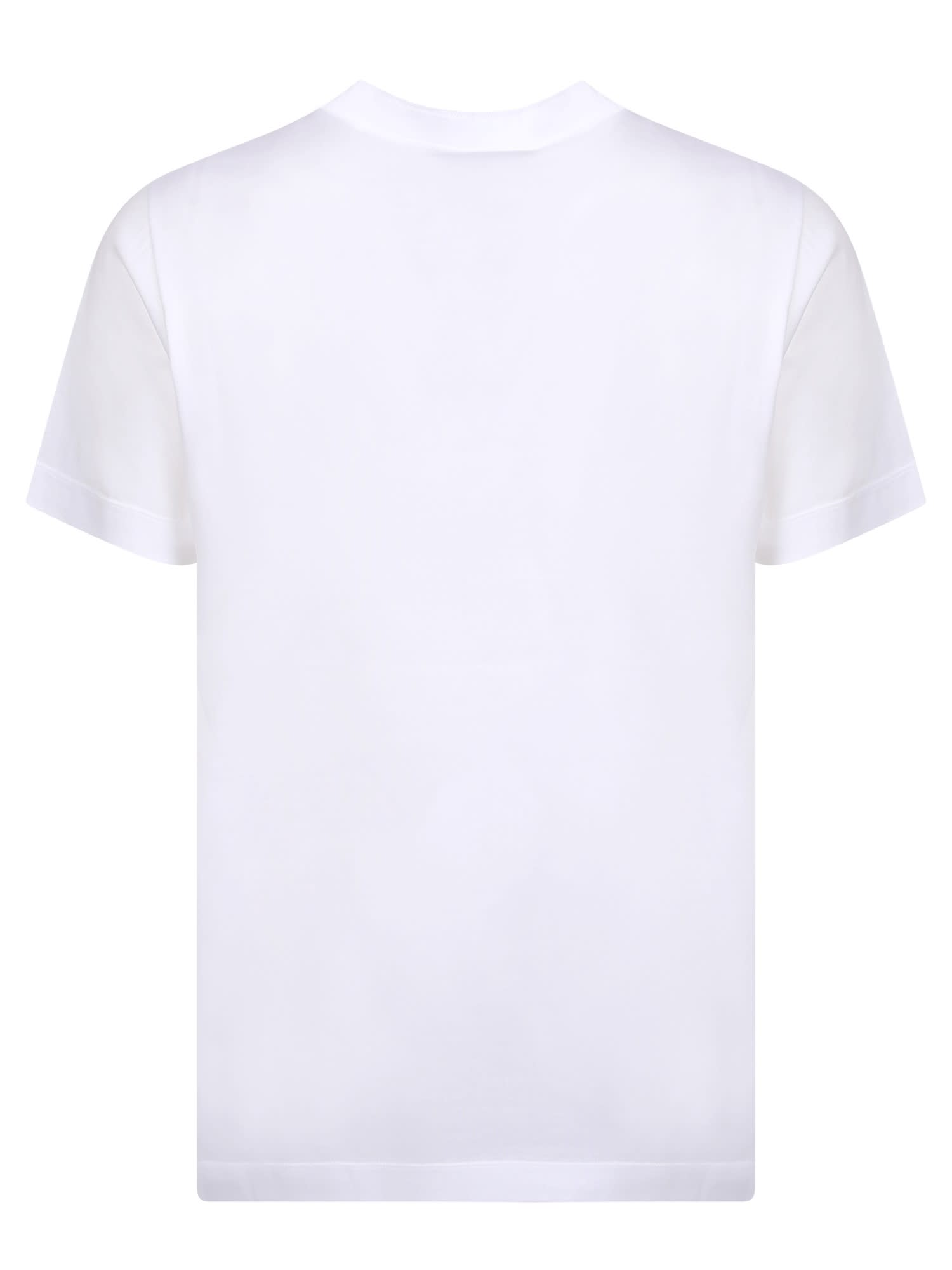 Shop Canali White Cotton T-shirt