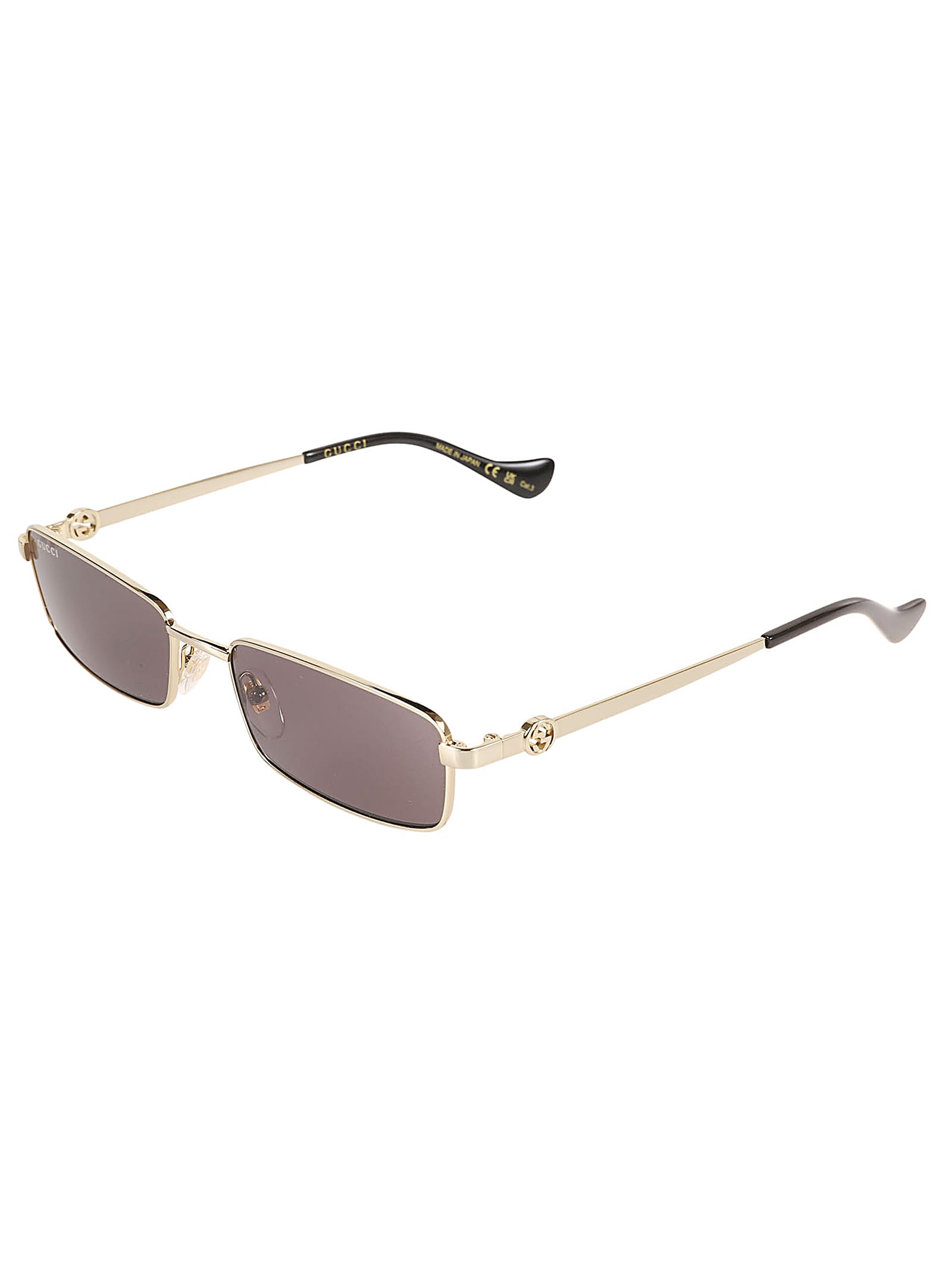 Shop Gucci Gc1600s Sunglasses In Gold