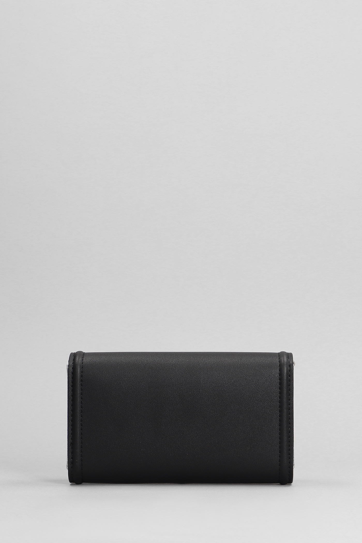 Shop Chiara Ferragni Clutch In Black Faux Leather
