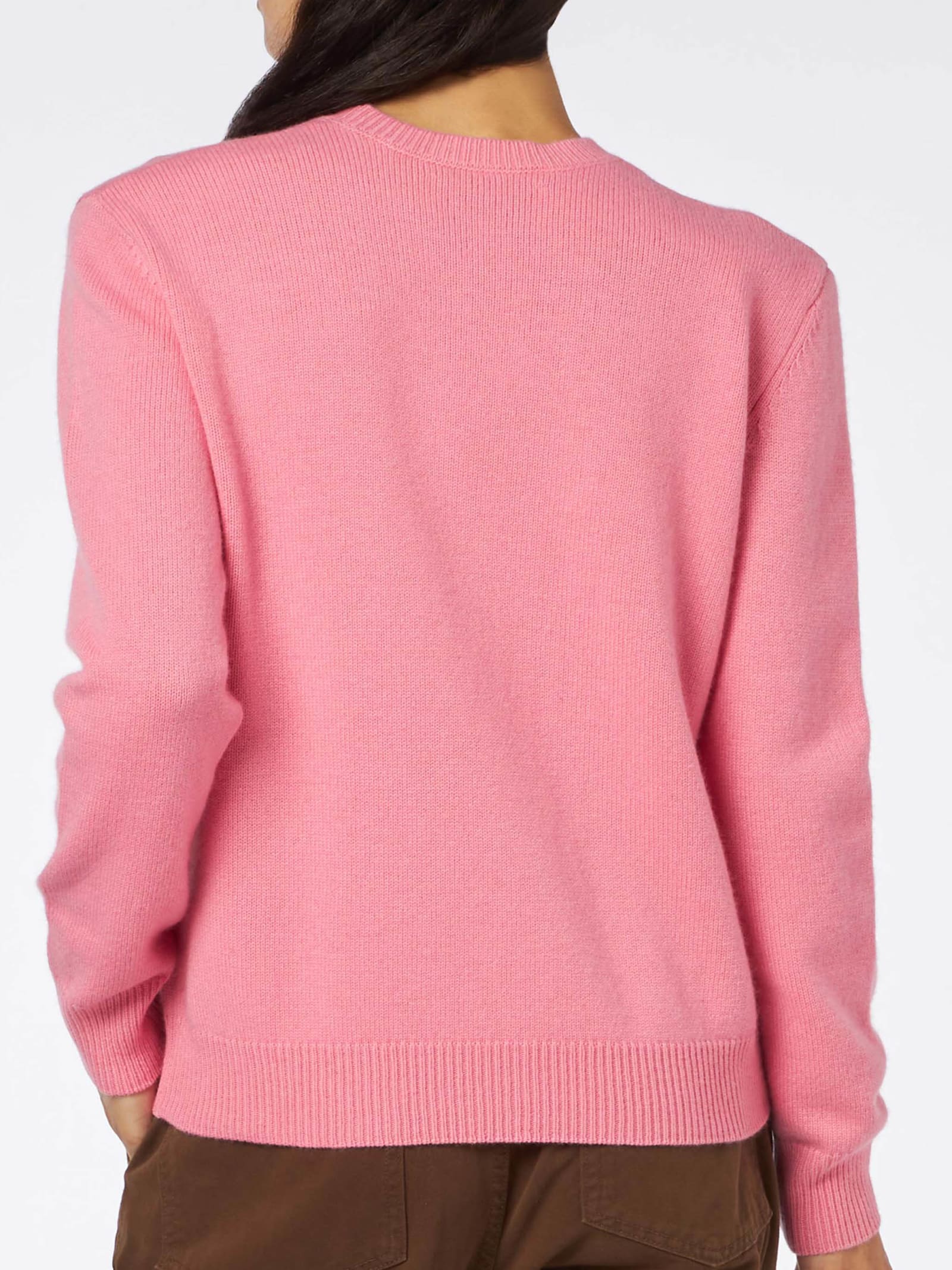 MC2 SAINT BARTH WOMAN PINK CASHMERE BLEND SWEATER NEW QUEEN