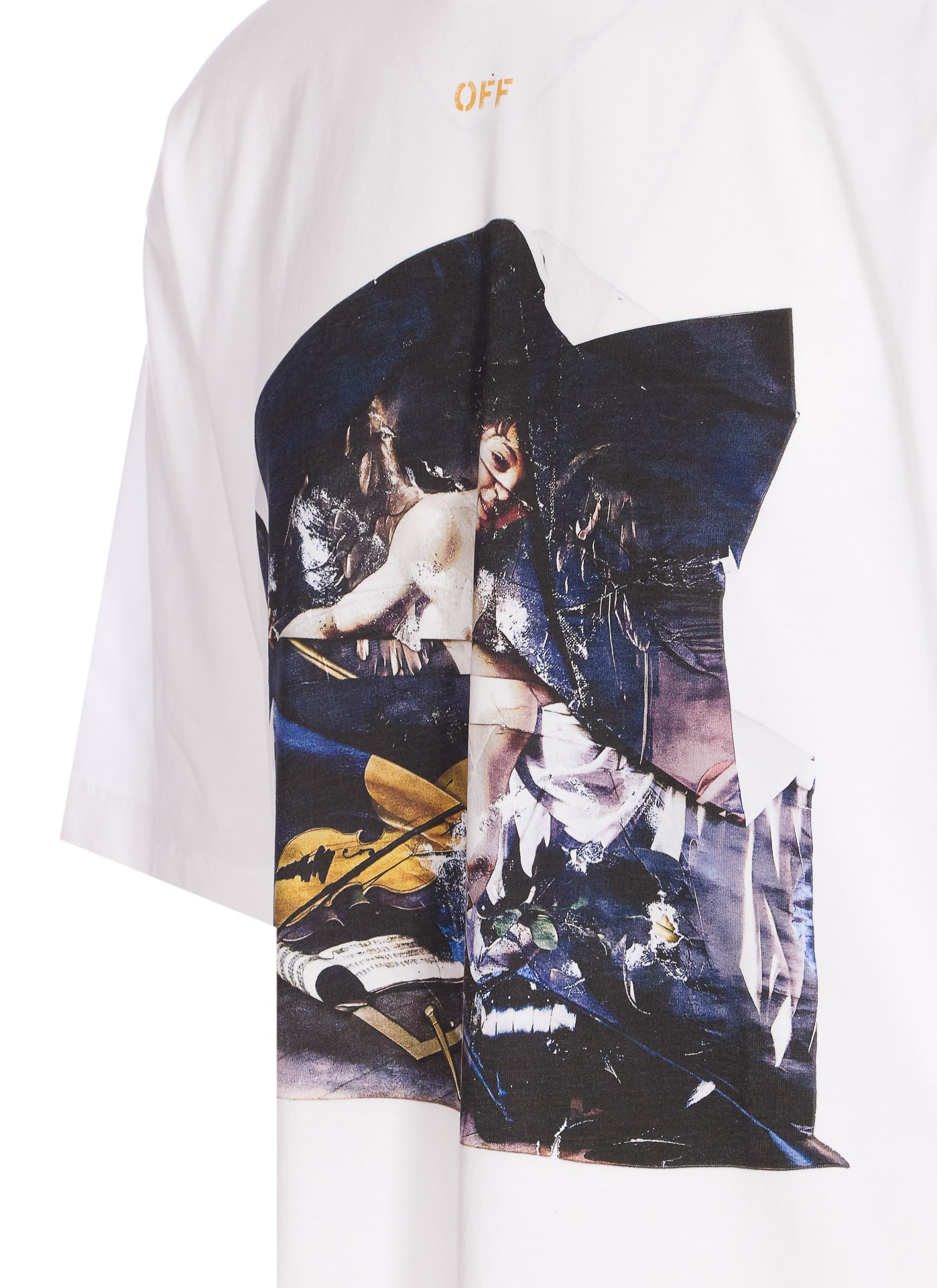 Off-white Est 2013 Skate Cotton T-shirt In White