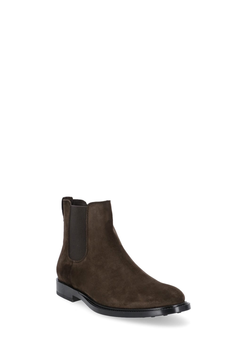 Tod's Suede Chelsea Boots In Testa Moro