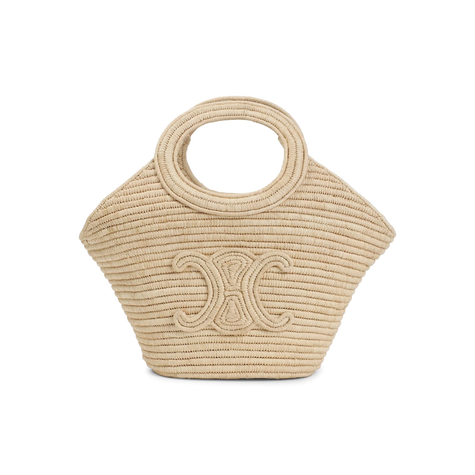 Celine Braided Panier Shoulder Bag Women In Multi