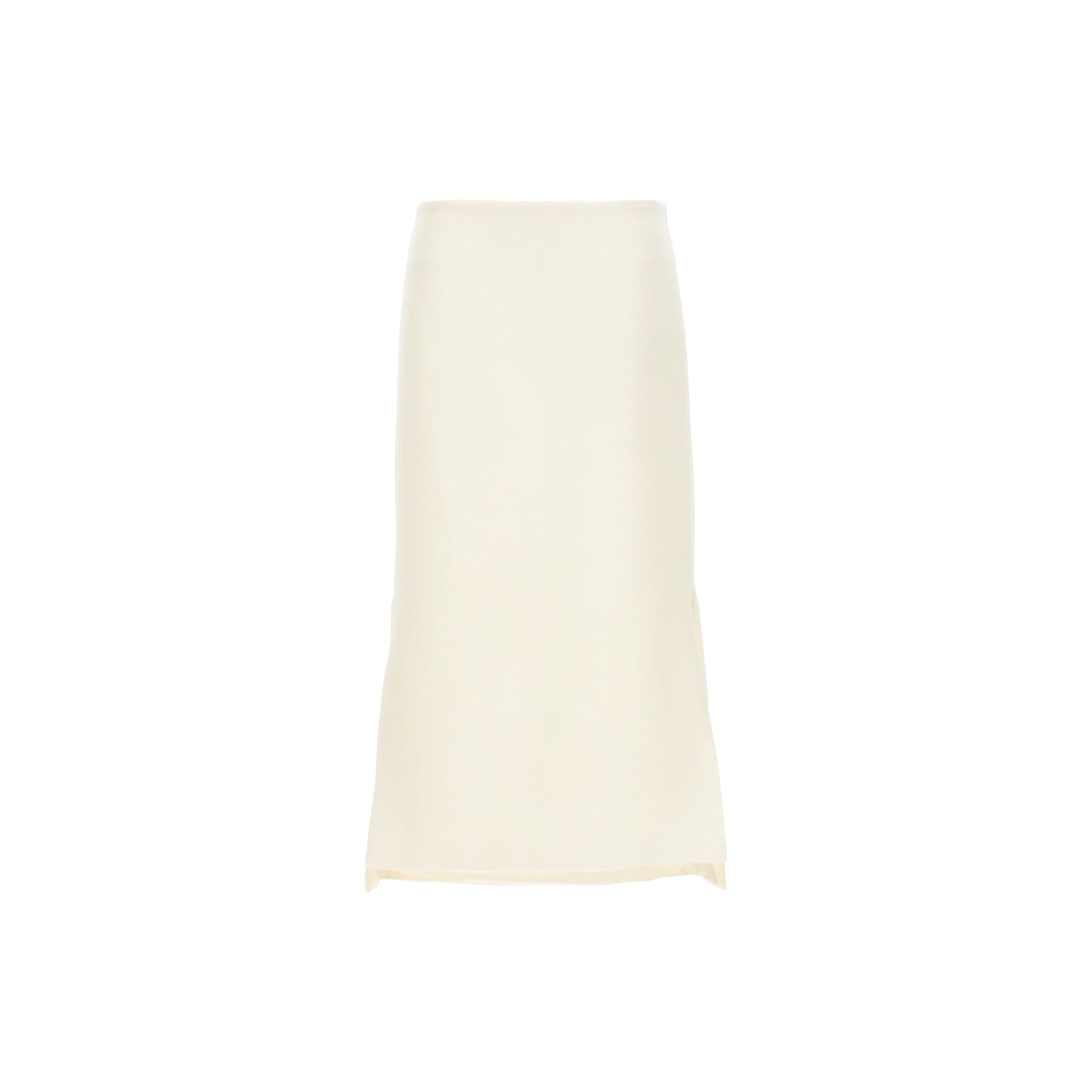 Shop Sportmax Adelfi Midi Skirt In White