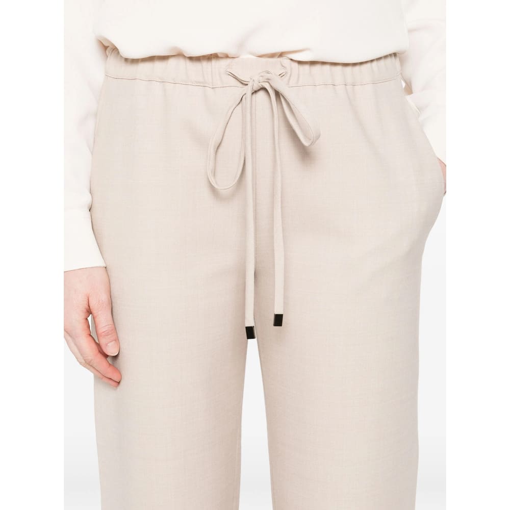 Antonelli Sesame Beige Trousers In Neutral
