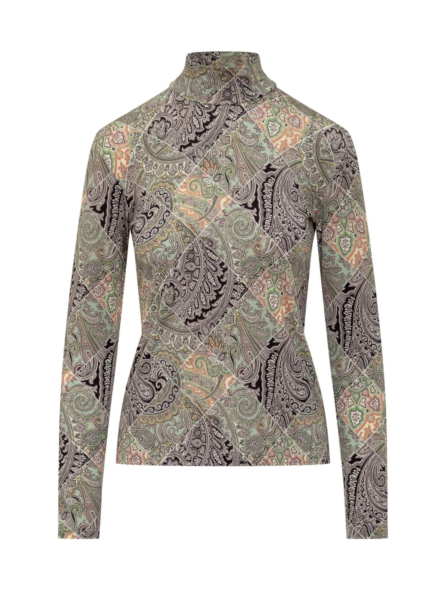 ETRO TOP WITH PAISLEY MOTIF 