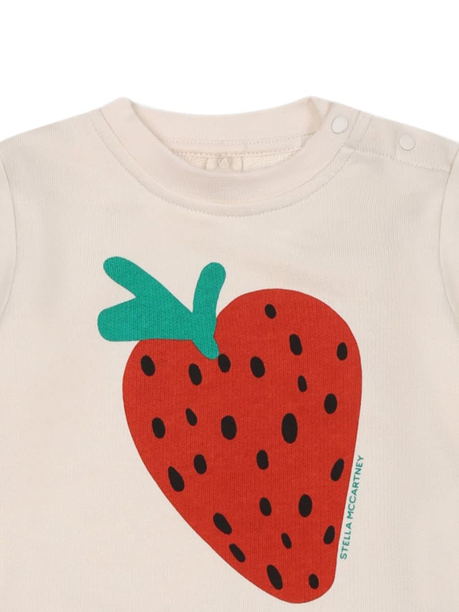 Stella Mccartney Strawberry-print Sweatshirt In Multicolour