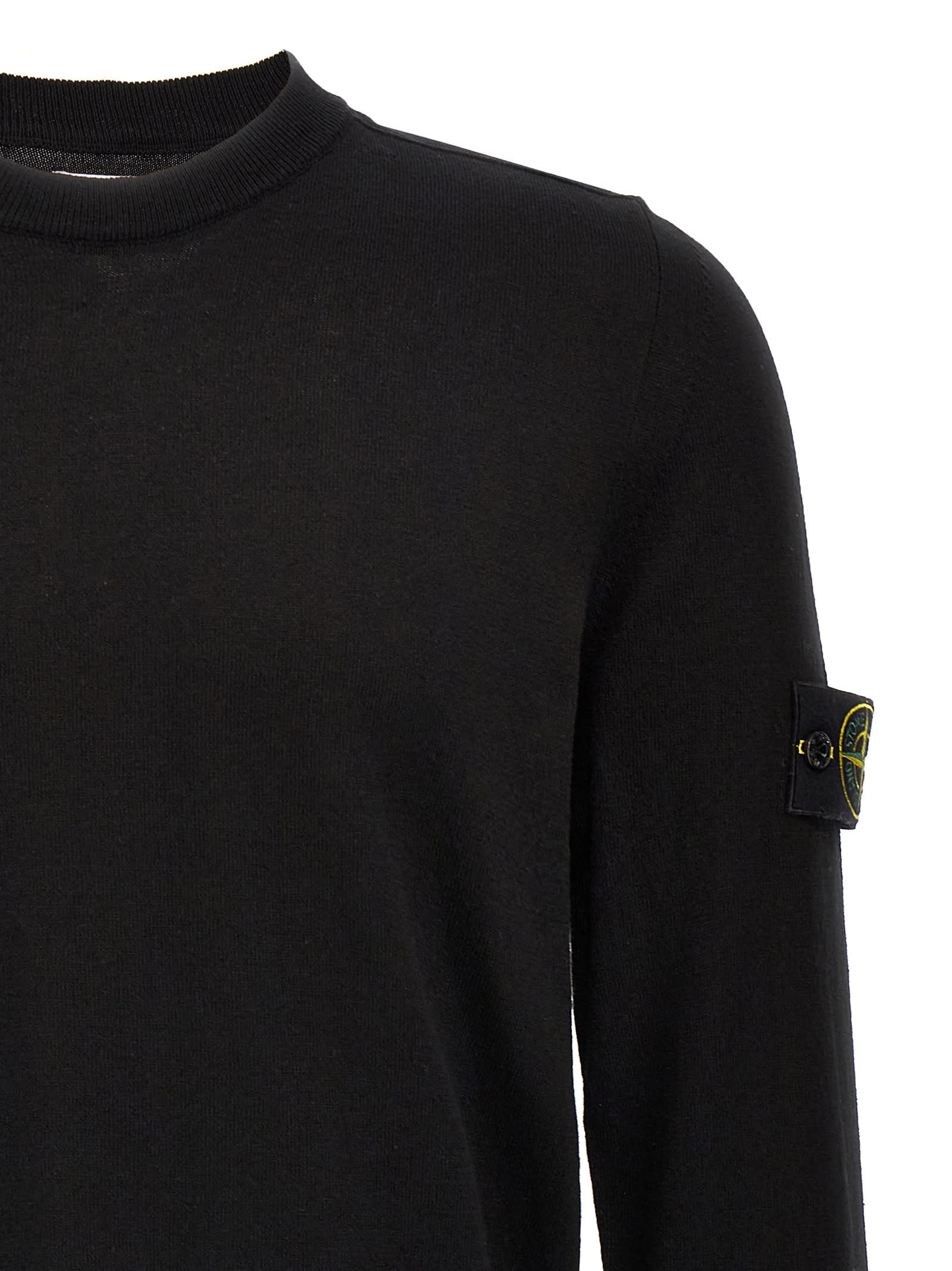 Stone Island Sweaters In Nero