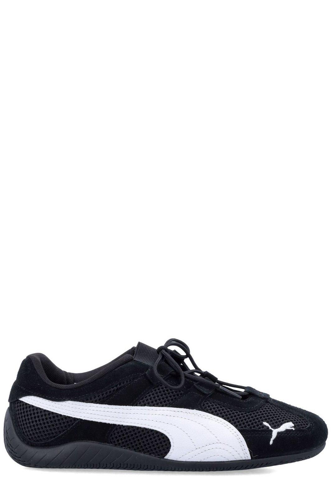 Puma 'speedcat' Black Sneakers With Logo Print On The Side And Logo Lettering On The Side