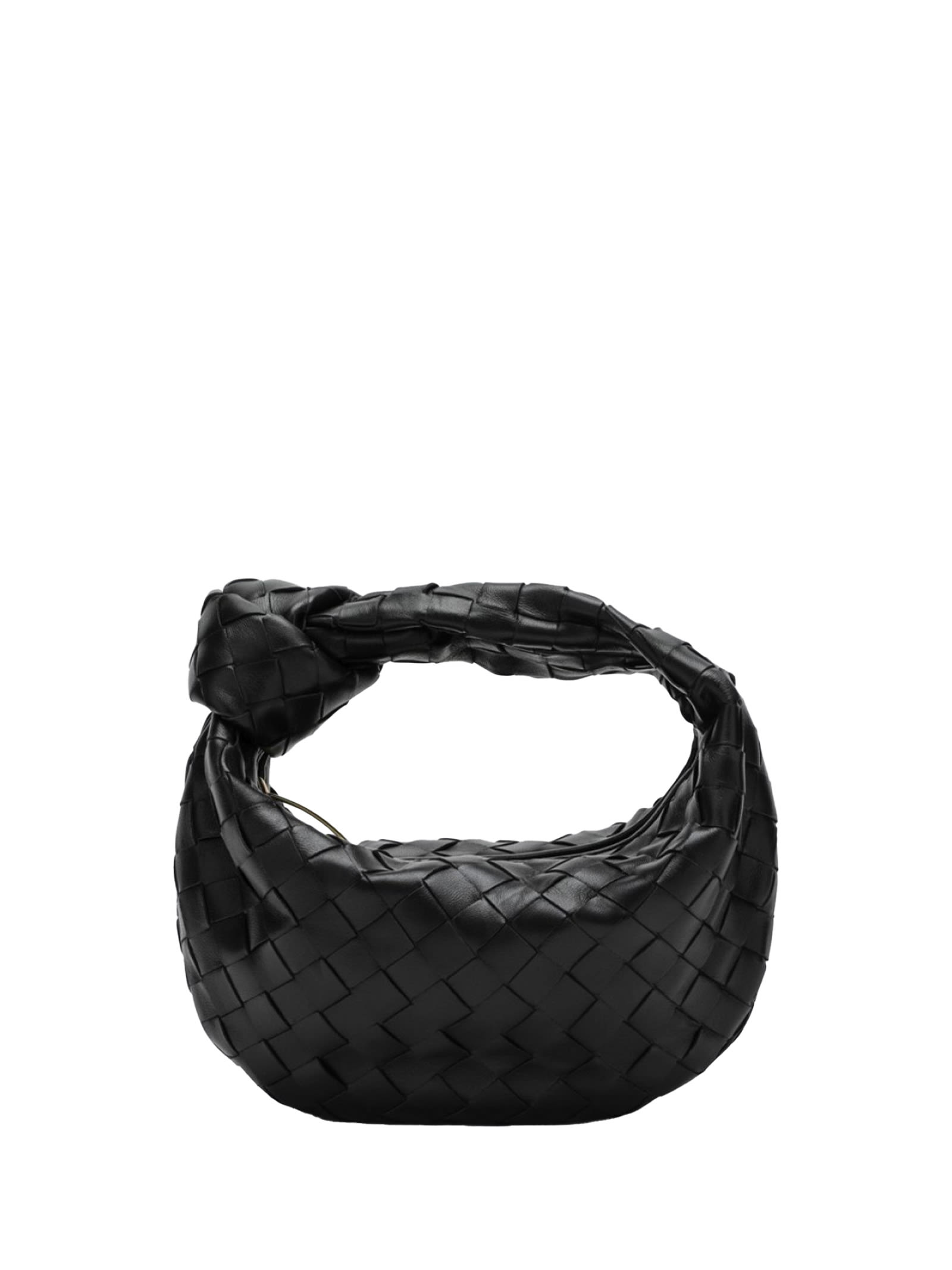 Bottega Veneta Womens Fondant-gold Jodie Mini Intrecciato Leather Top-handle Bag