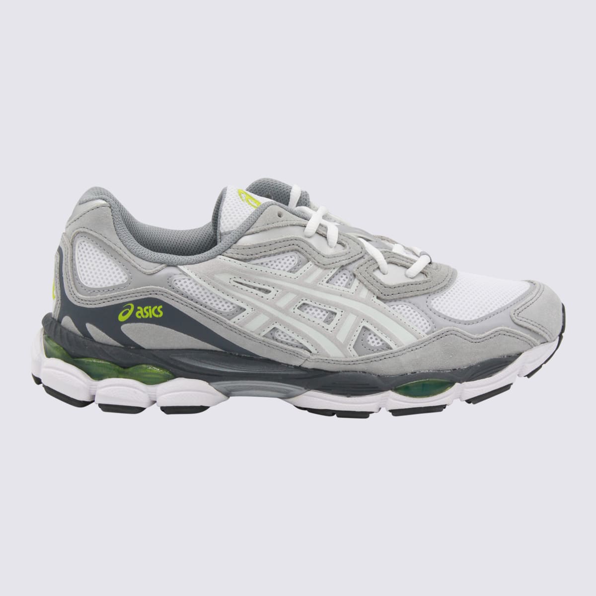 Asics White And Grey Gel-nyc Sneakers In Multi