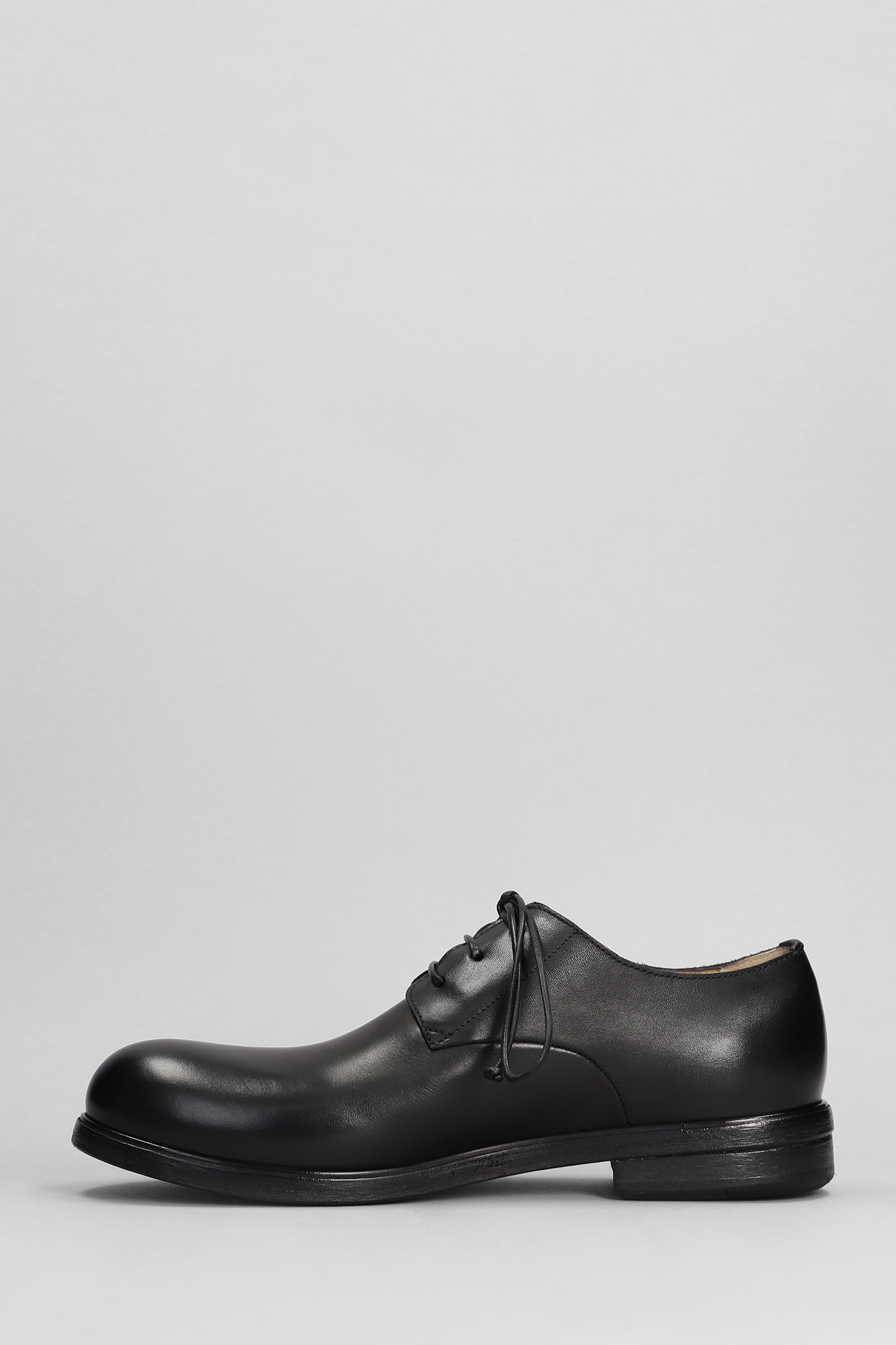 Shop Marsèll Lace Up Shoes In Black Leather