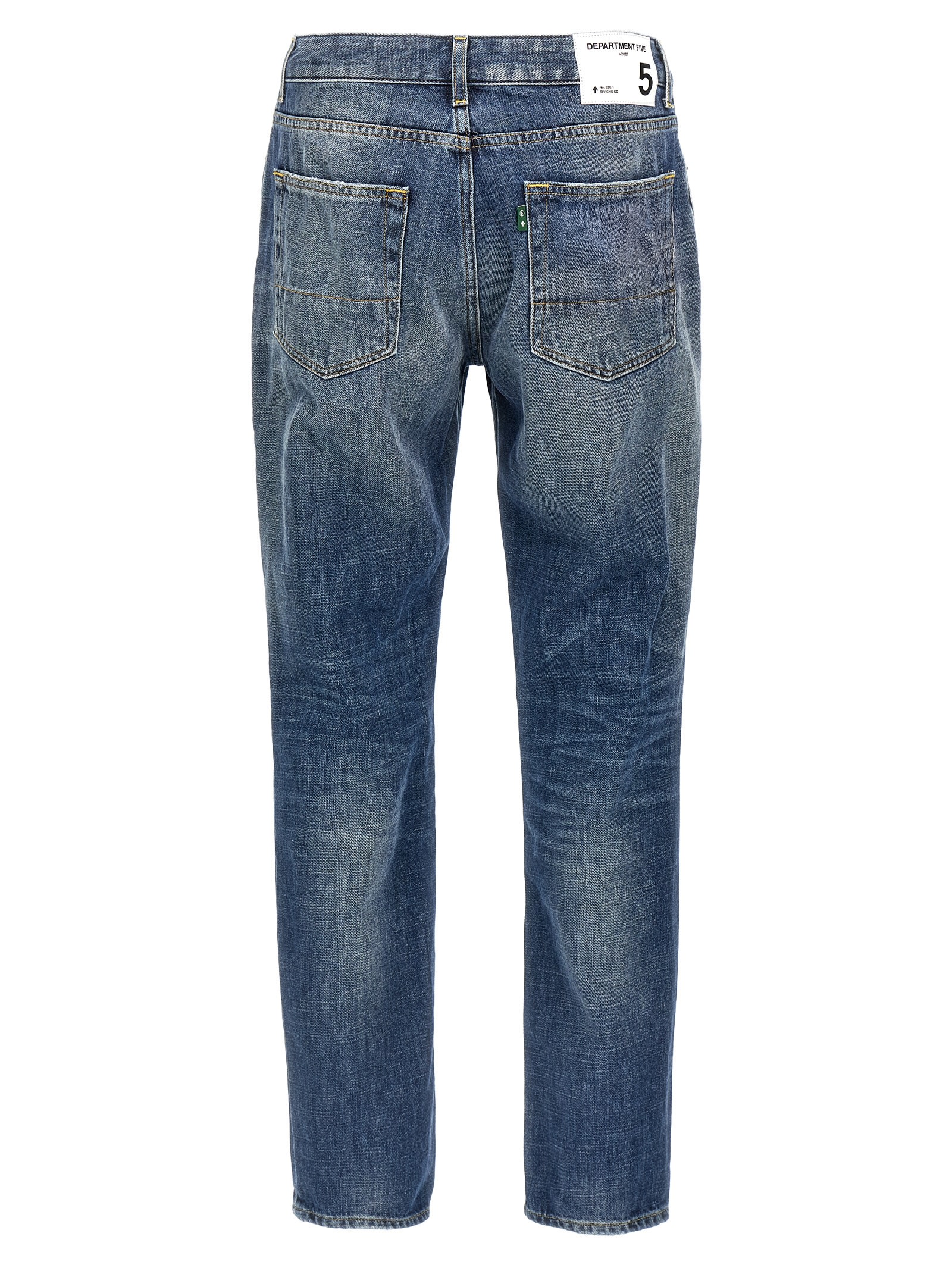 Department Five Department 5 Man Jeans Blue Size 34 Cotton, Elastane In Blue
