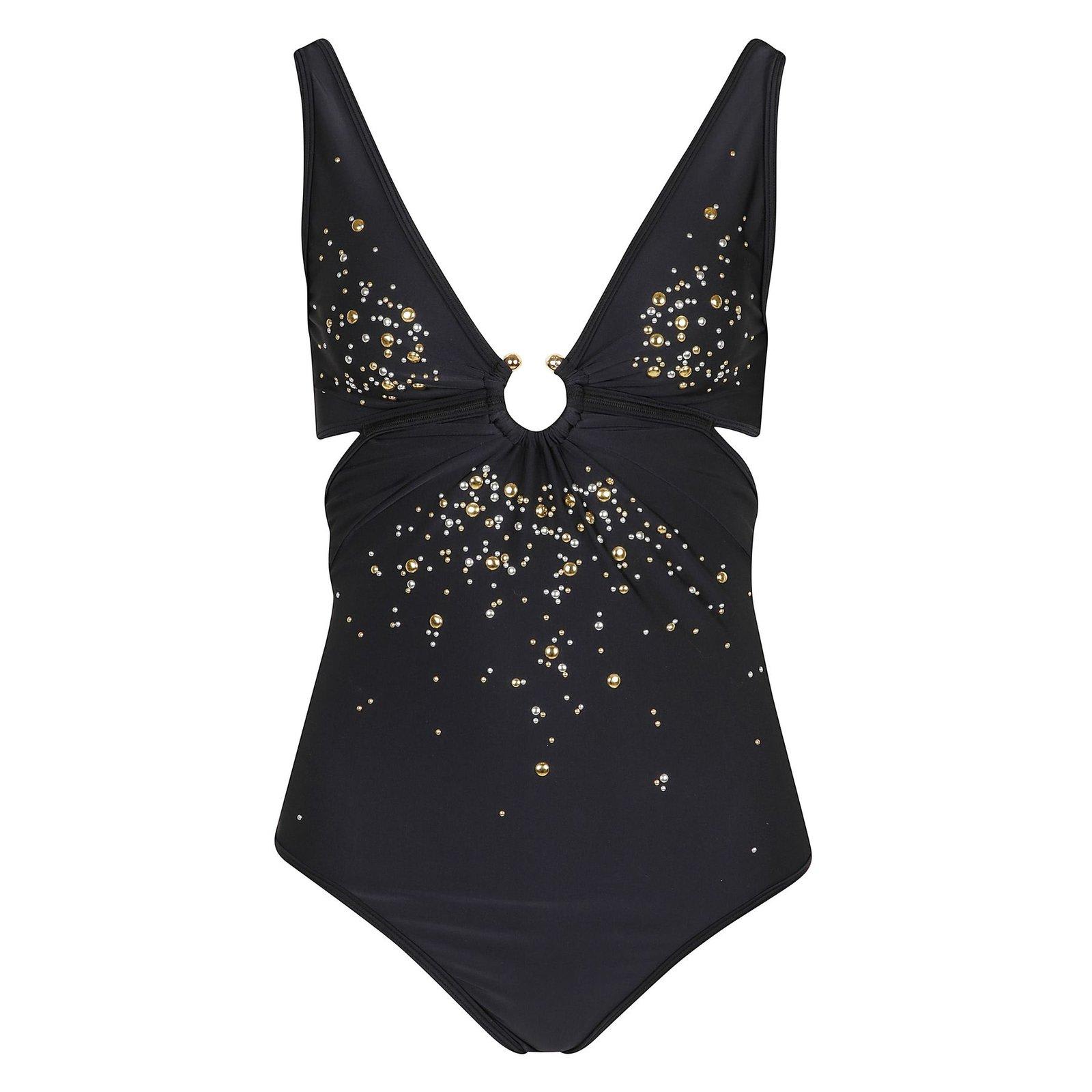 Embellished One Piece Swimsuit