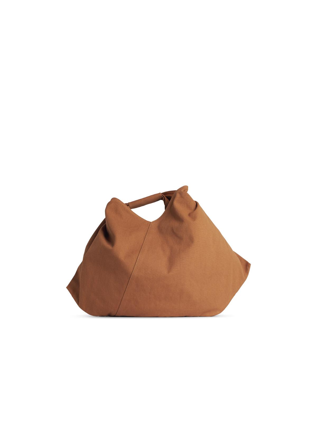 japanise Brown Cotton Bag