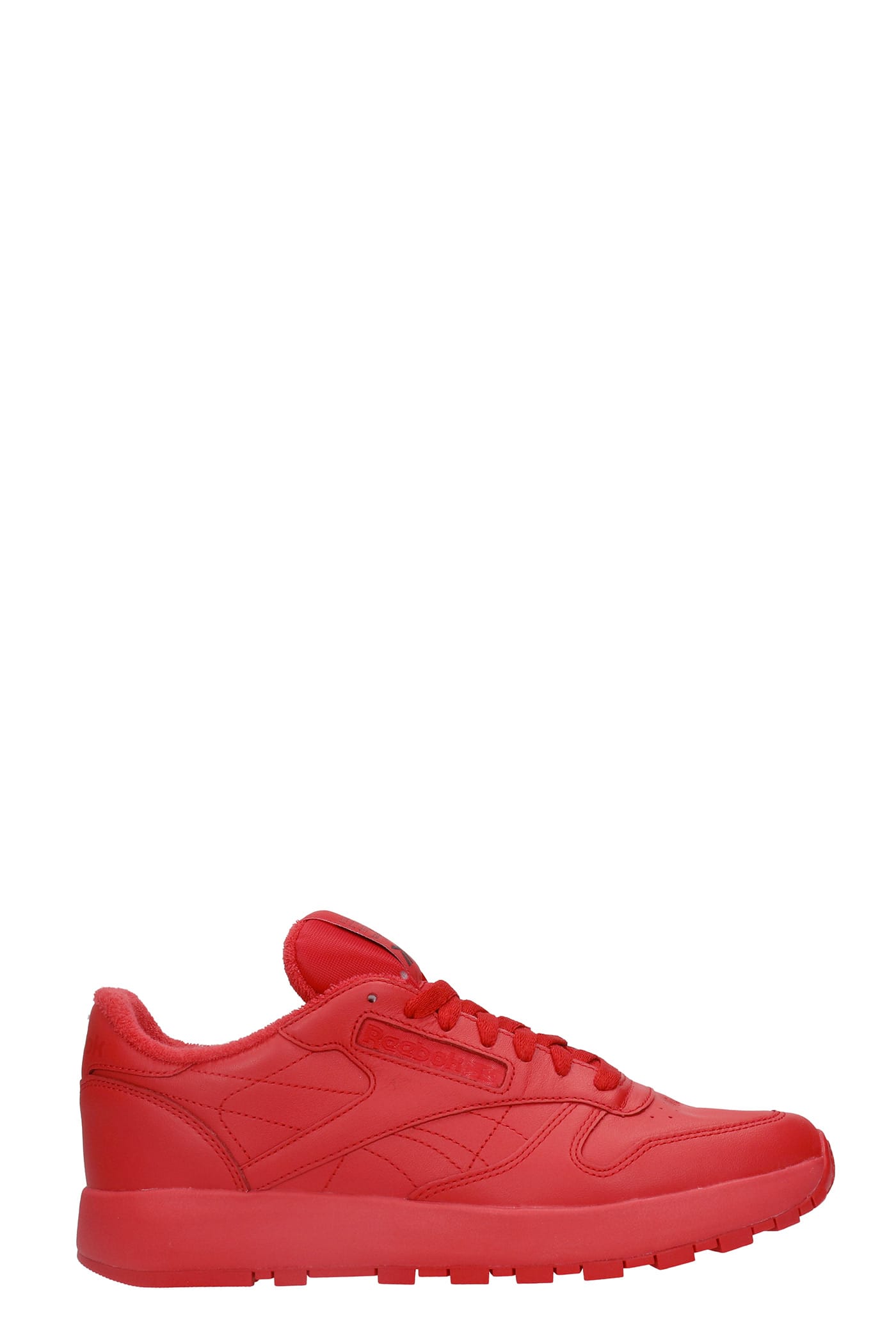 Maison Margiela Sneakers In Red Leather