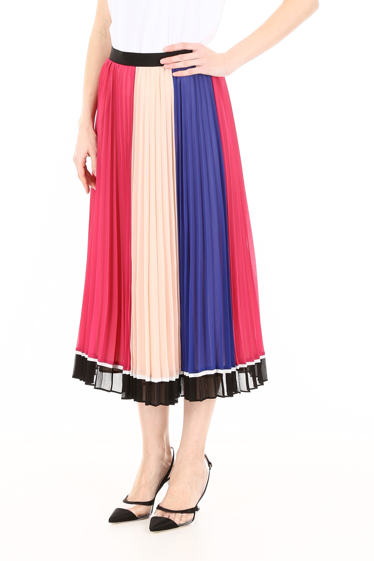 self portrait pleated skirt