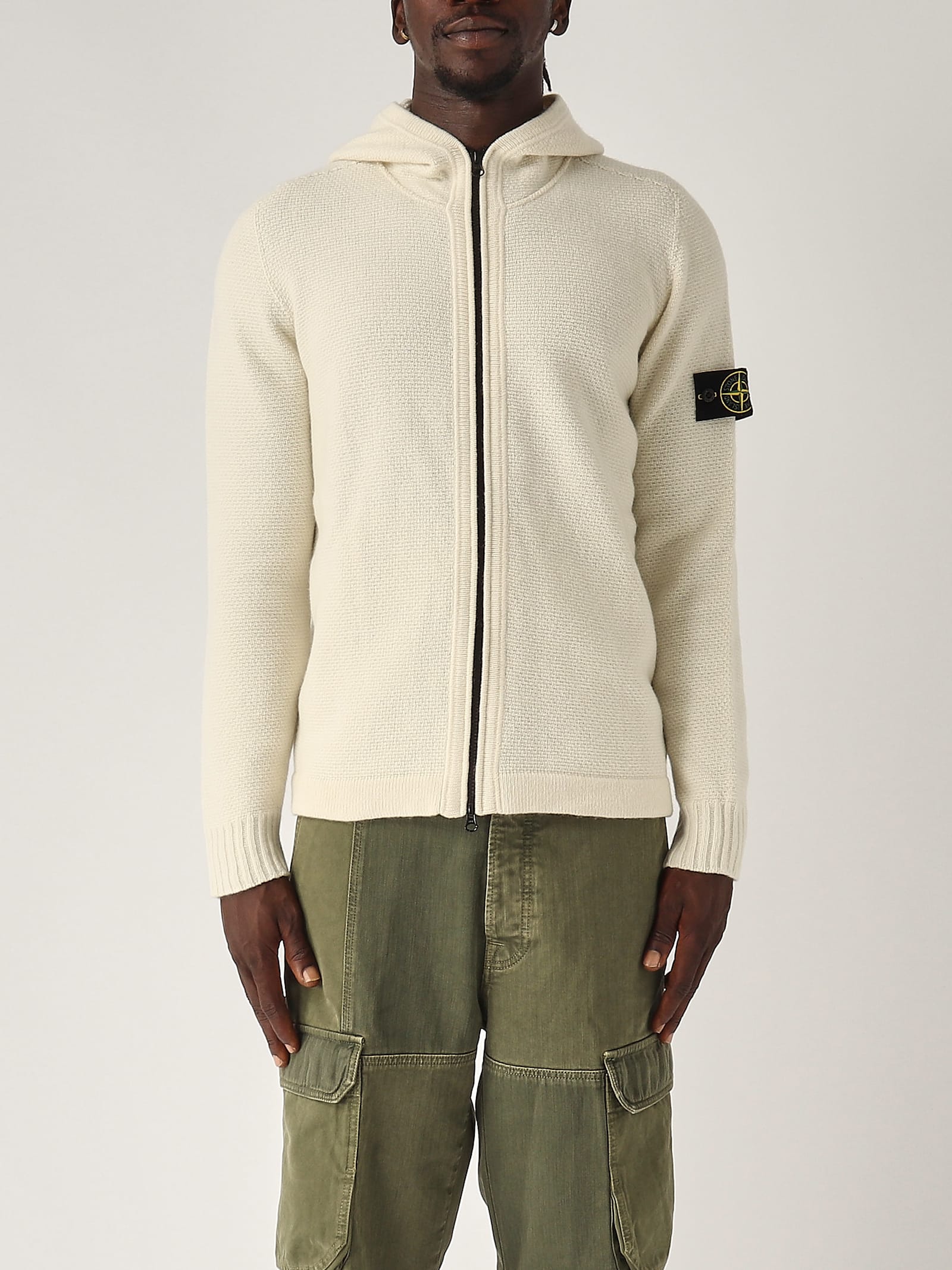 Stone Island Maglia Sweater In Neutral