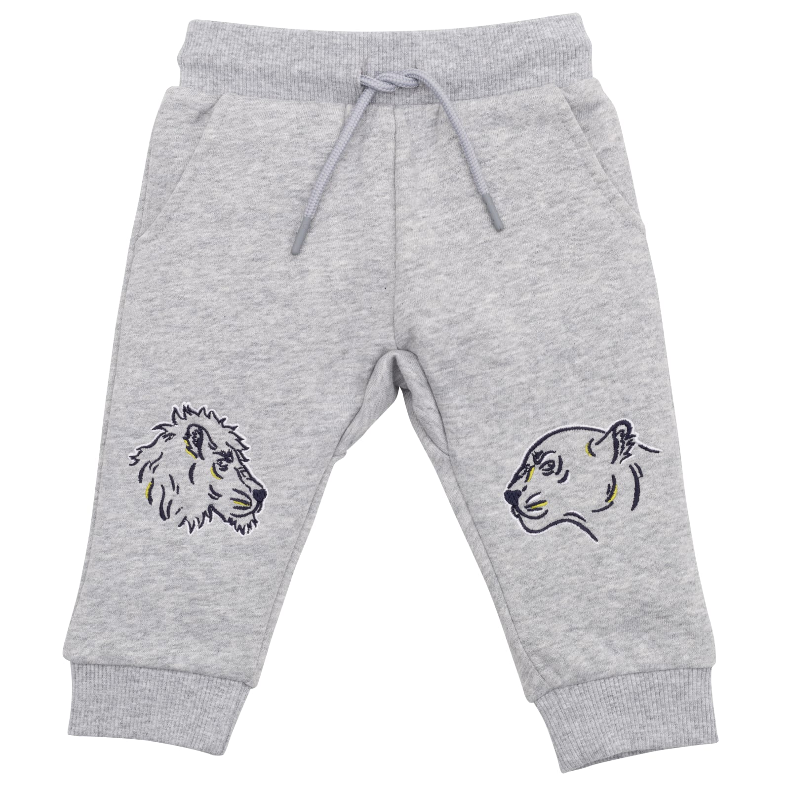 Kenzo Kids Sports Trousers With Embroidery