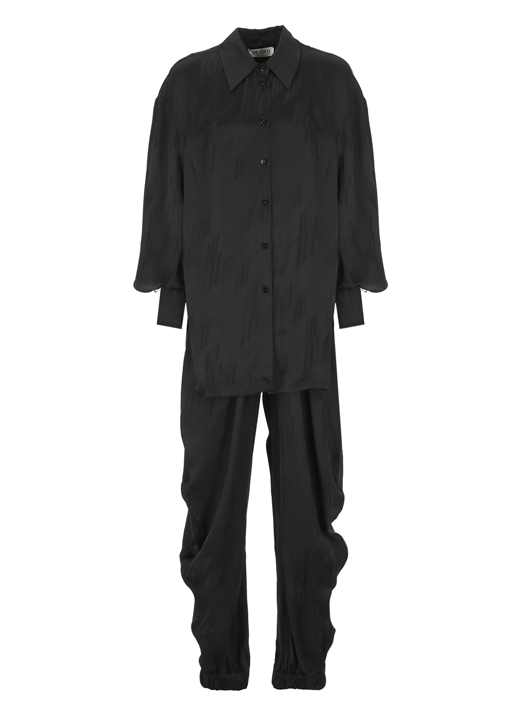 Shop Attico Overall Jumpsuit In Black