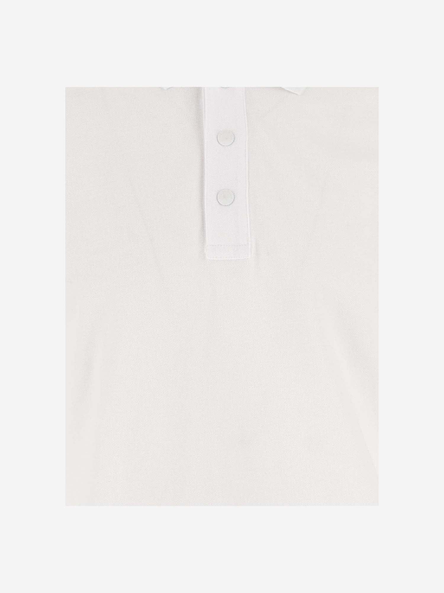 Shop Woolrich Stretch Cotton Polo Shirt In White