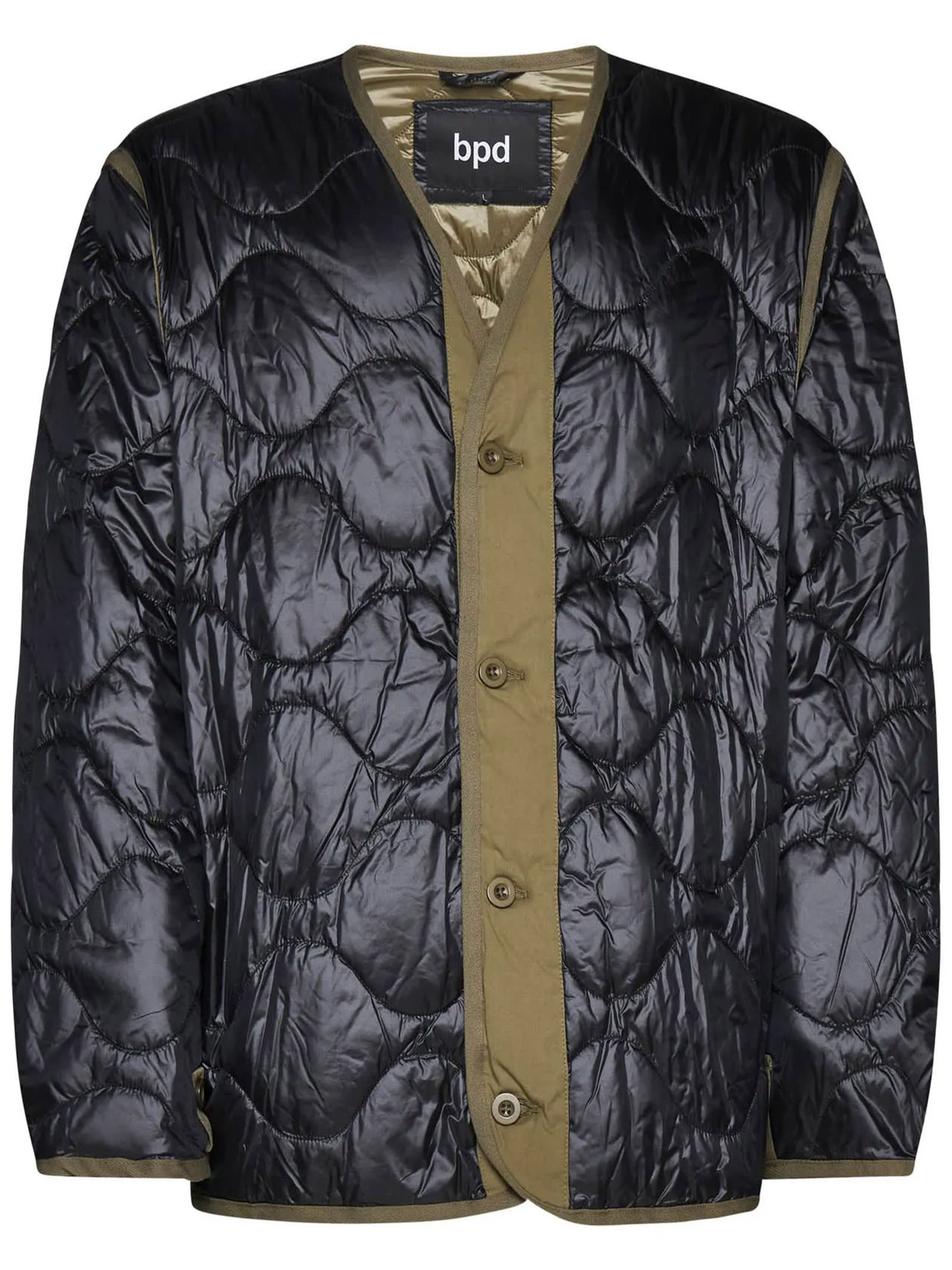 Bpd (Be Proud of this stress) Black Quilted Jacket