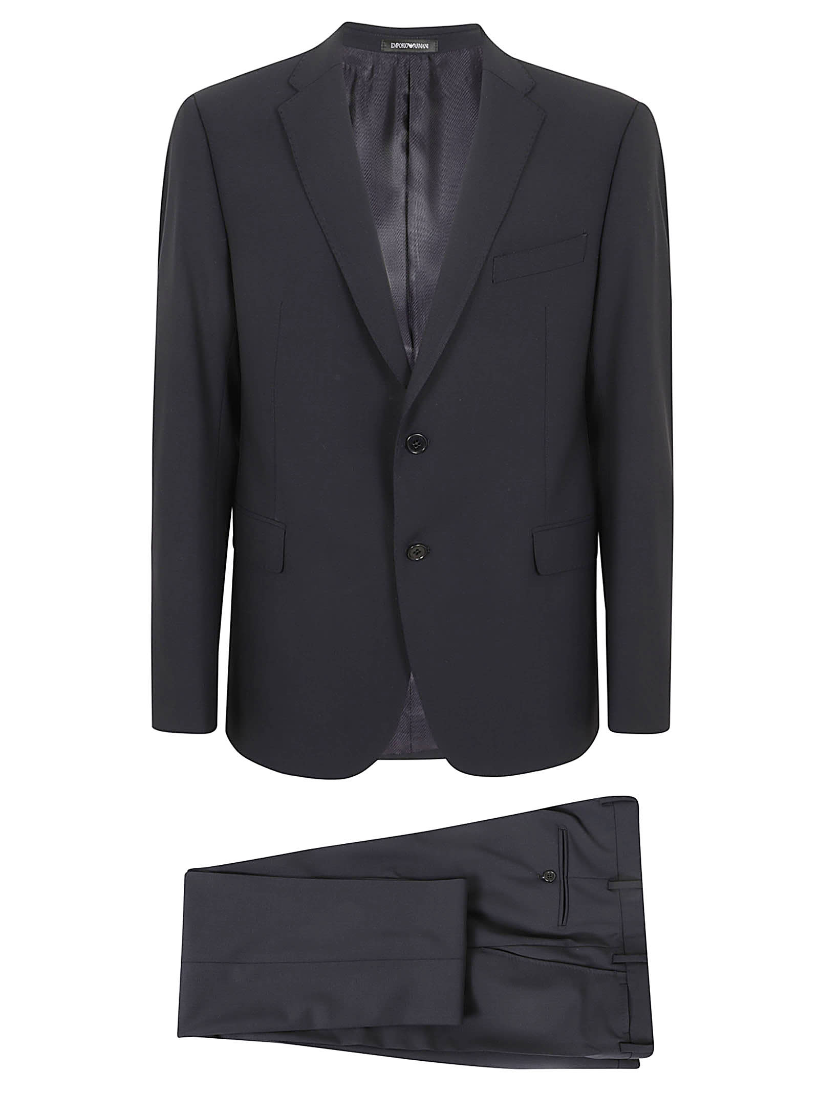 Emporio Armani Suit In Grey