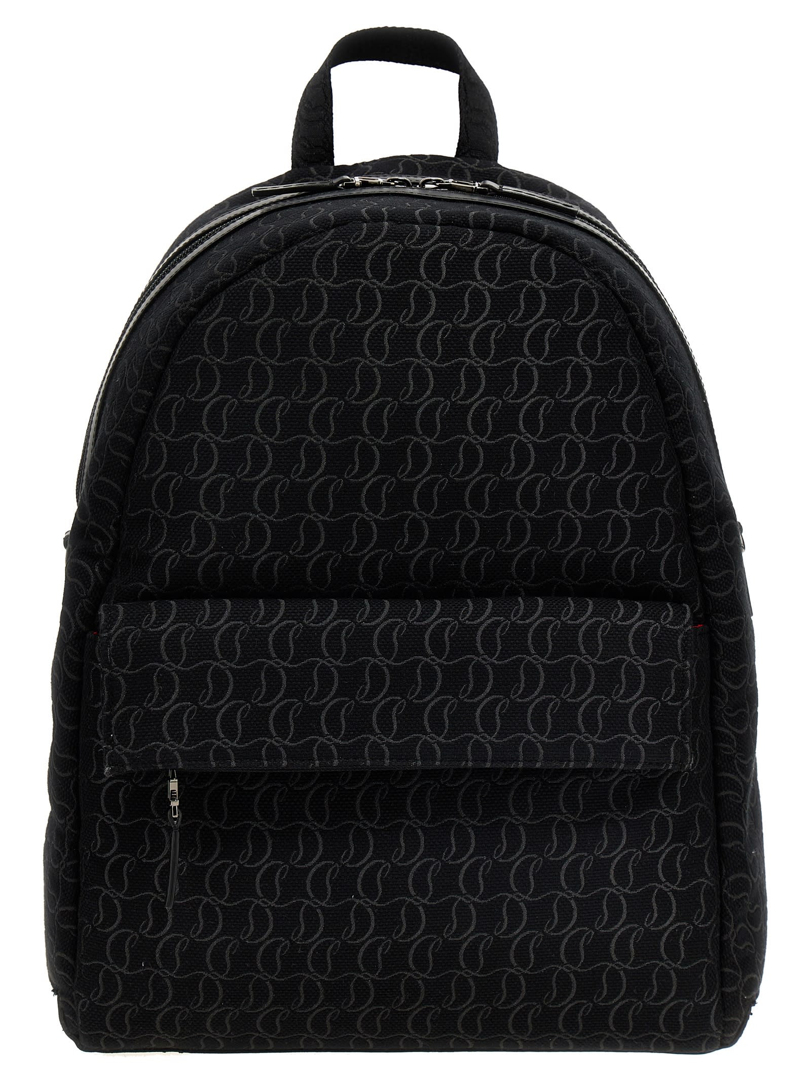 Shop Christian Louboutin Zip N Flap Backpack In Black