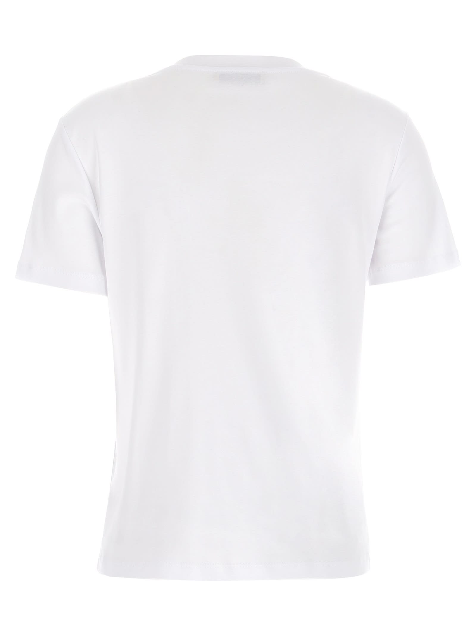 's Max Mara Logo Printed Crewneck T-shirt In White
