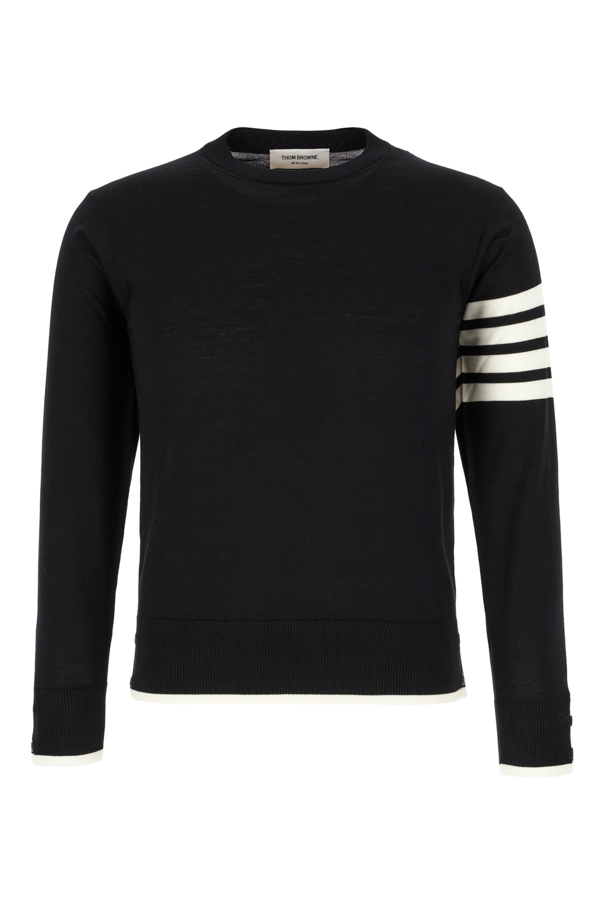 Thom Browne Black Wool Sweater