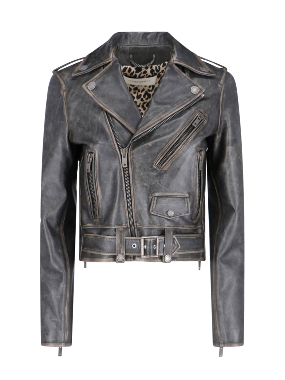 Golden Goose Chiodo Biker Jacket In Black