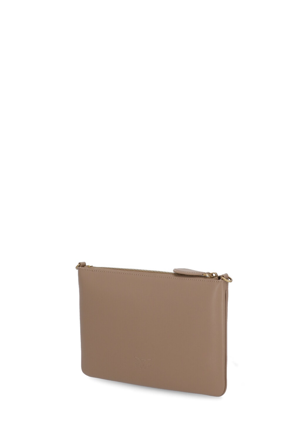 Pinko Flat Clutch In Beige