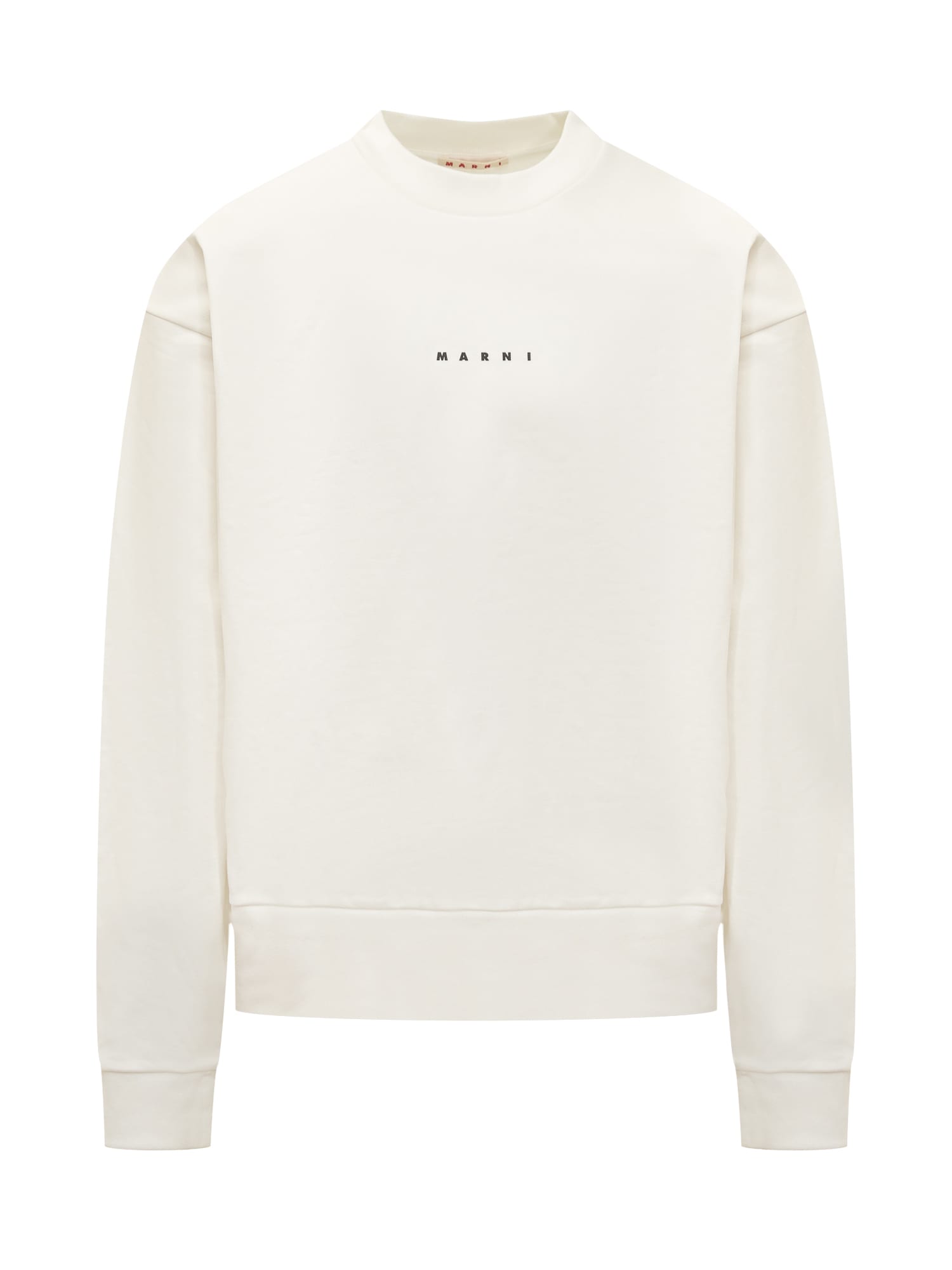 Shop Marni Sweatshirt In Natural White