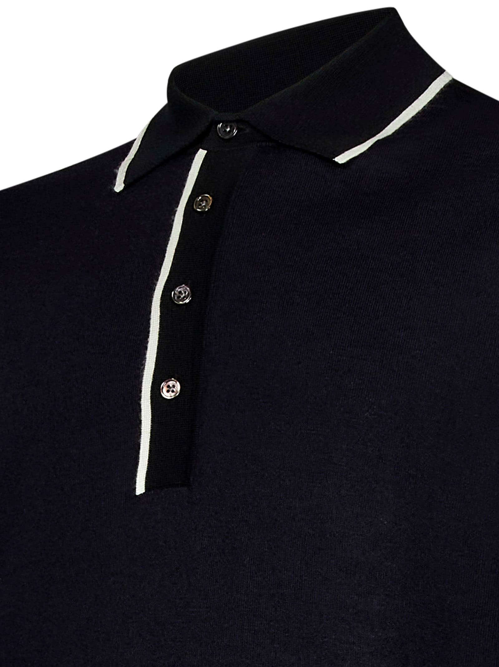 Shop Low Brand Polo Shirt In Blue