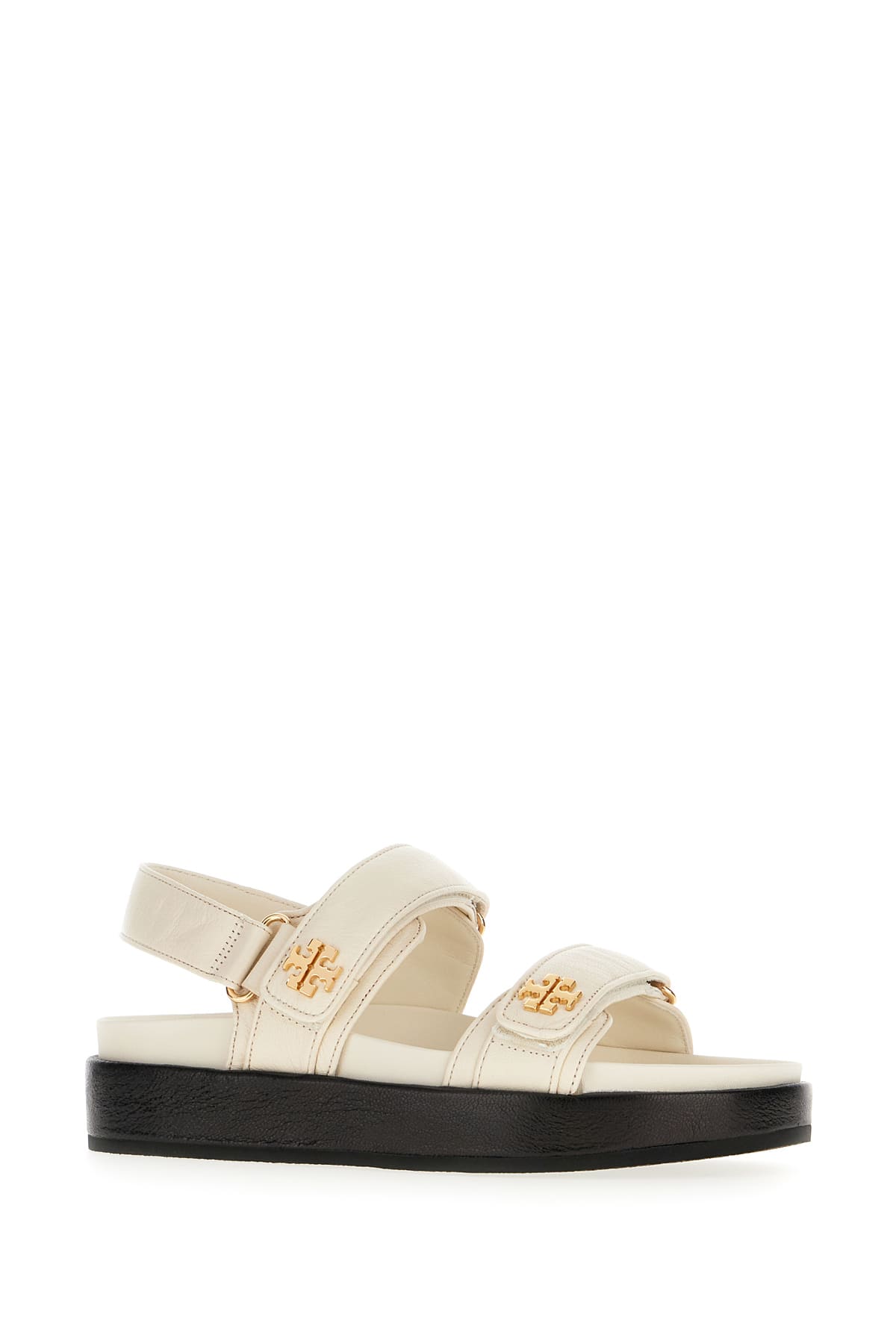 Shop Tory Burch Ivory Leather Kira Sandals In New Ivory