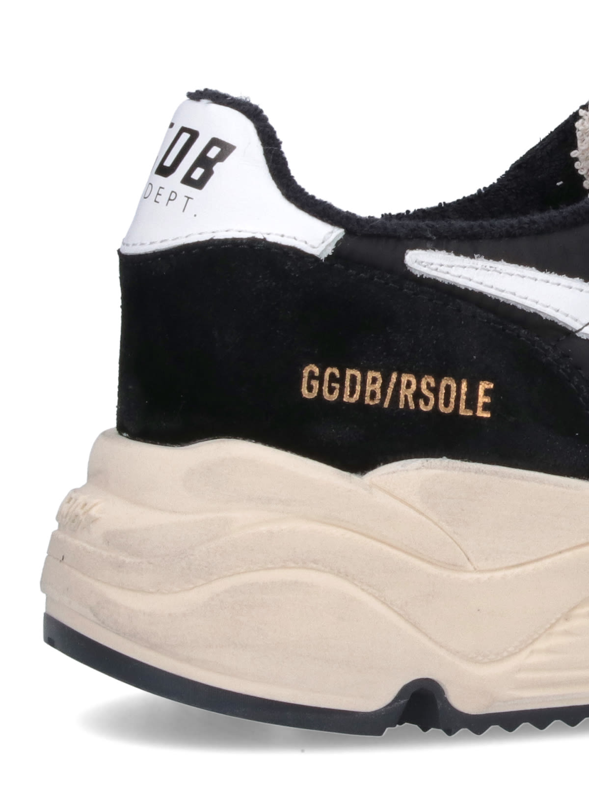 Golden Goose Running Sole Sneakers In Black